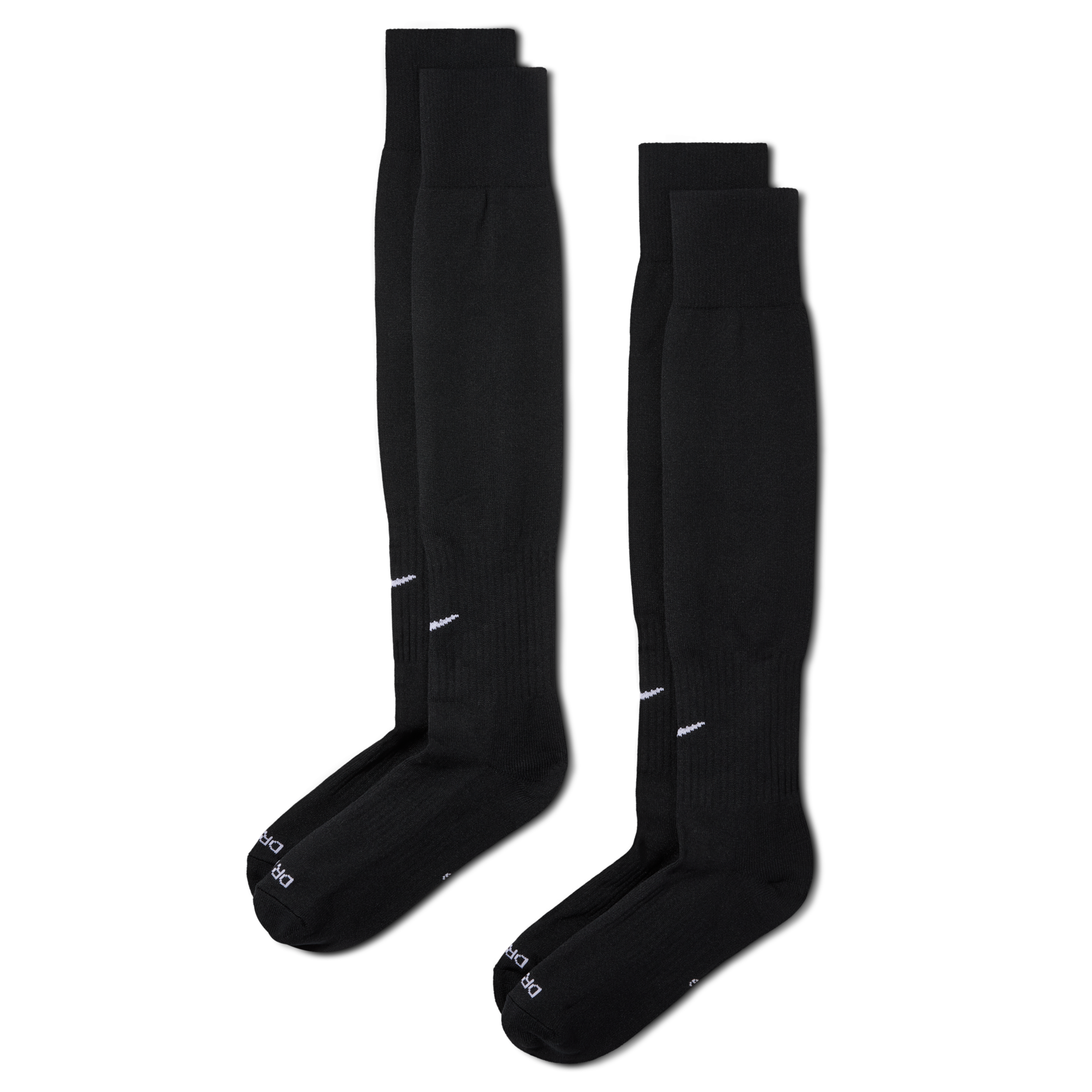 Nike Over-The-Calf Baseball and Softball Socks - 2 Pack, Men's, Medium, Black/White