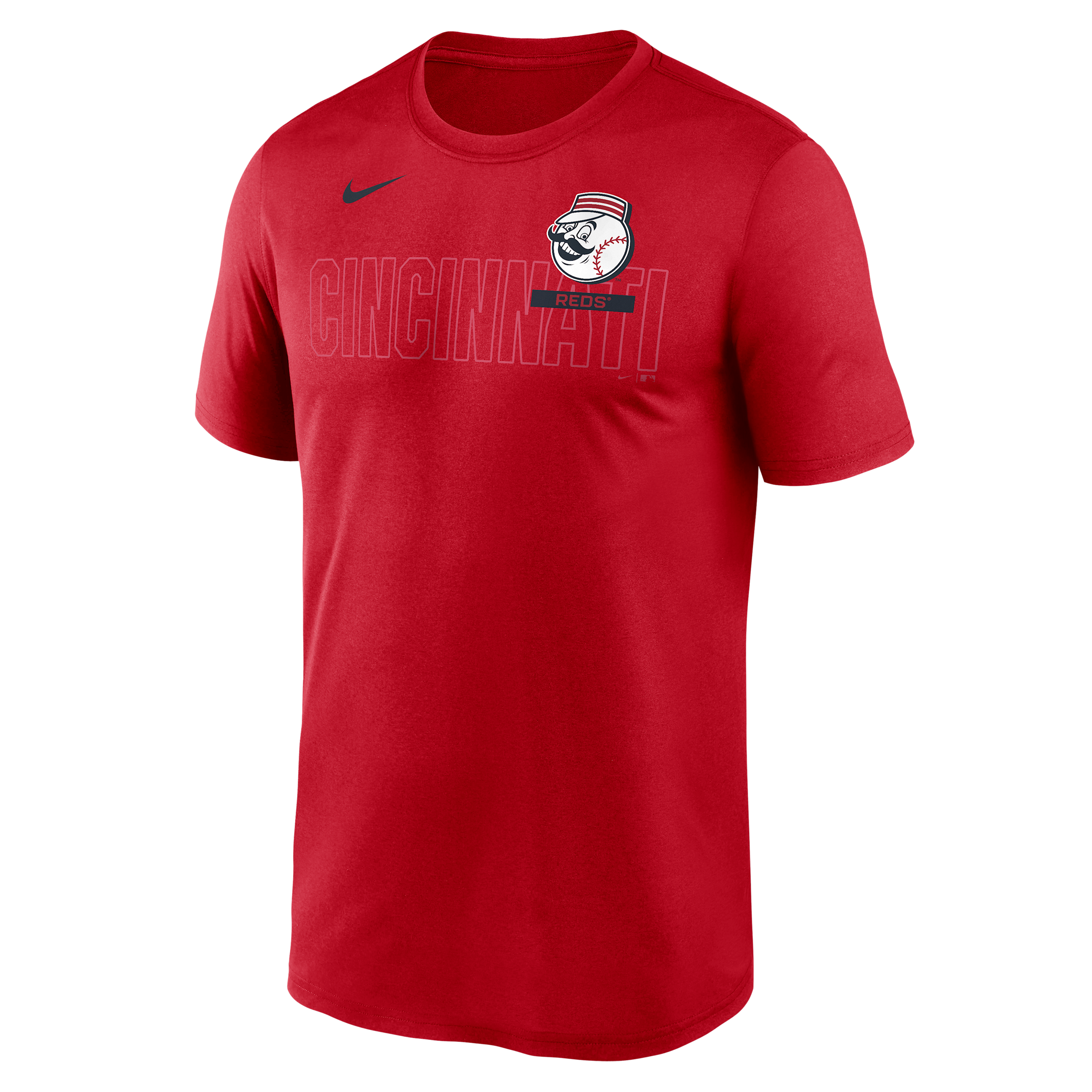 Cincinnati Reds Knockout Team Legend Nike Men's Dri-FIT MLB T-Shirt in Red | NKGK62QRED-HMW