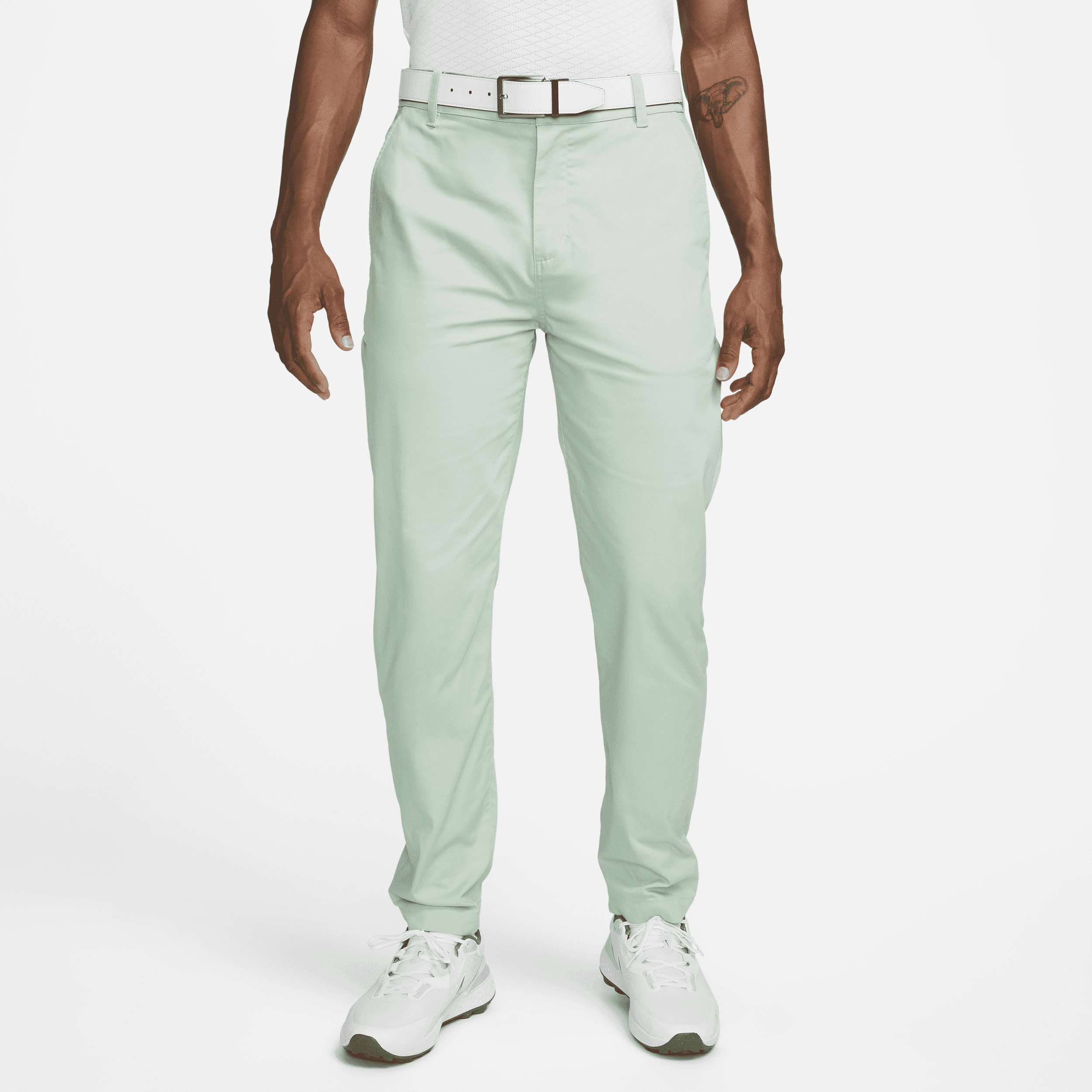 Nike Men's Dri-fit Uv Standard Fit Golf Chino Pants In Green