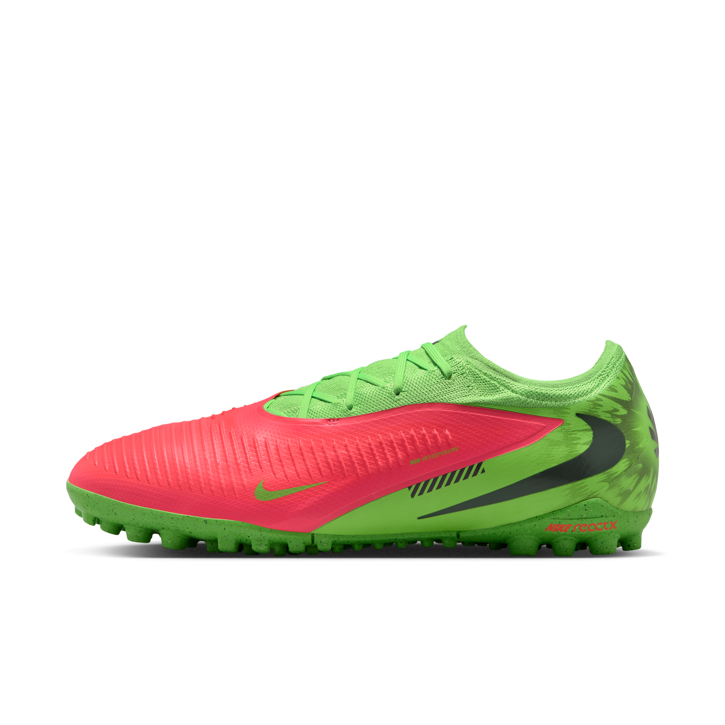 Nike Men's Phantom 6 Low Pro "Erling Haaland" Turf Soccer Shoes in Pink | IH1788-603
