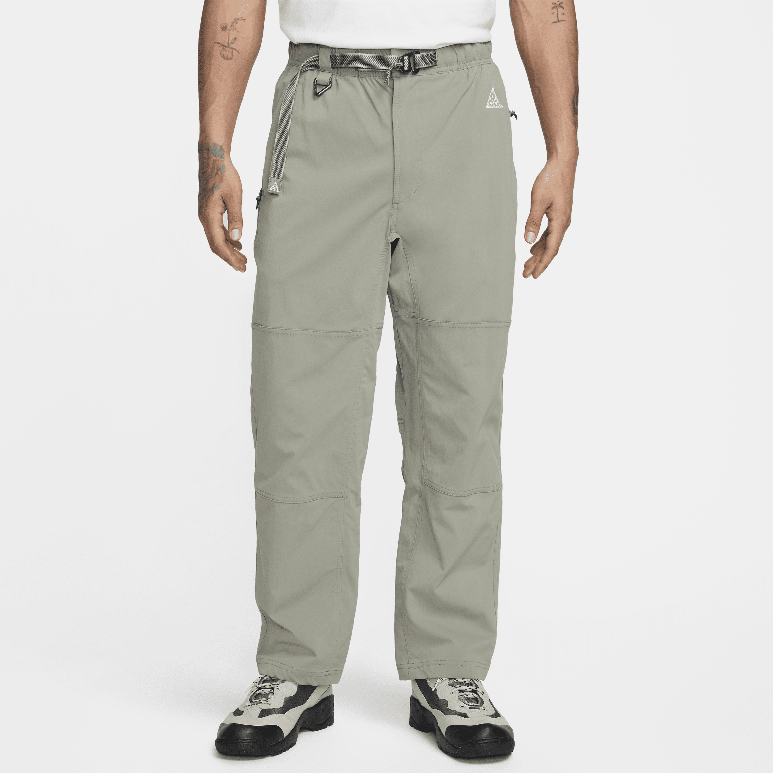 Shop Nike Men's  Acg Uv Hiking Pants In Grey