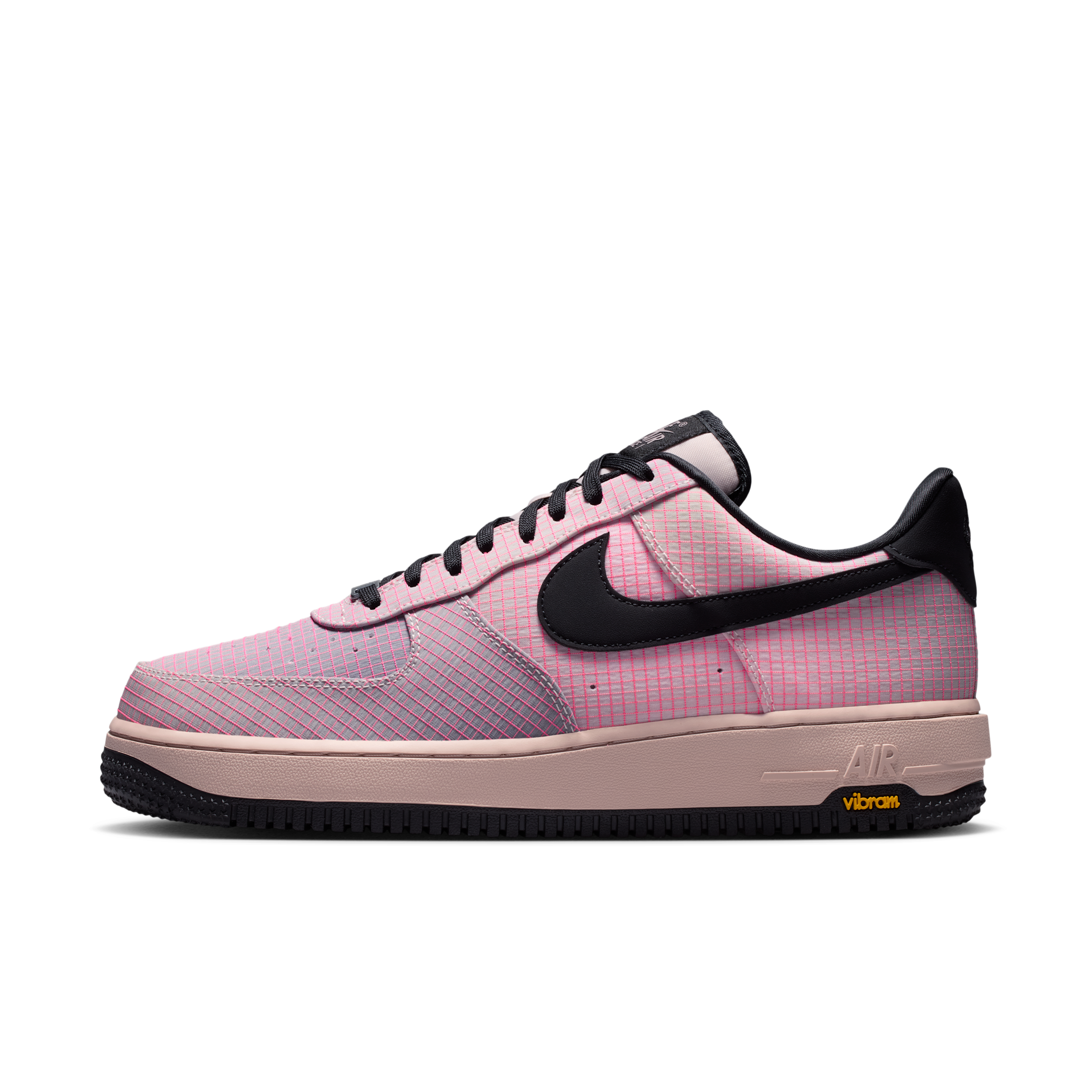Nike Men's Air Force 1 '07 LX Vibram Shoes in Pink | IH1943-600
