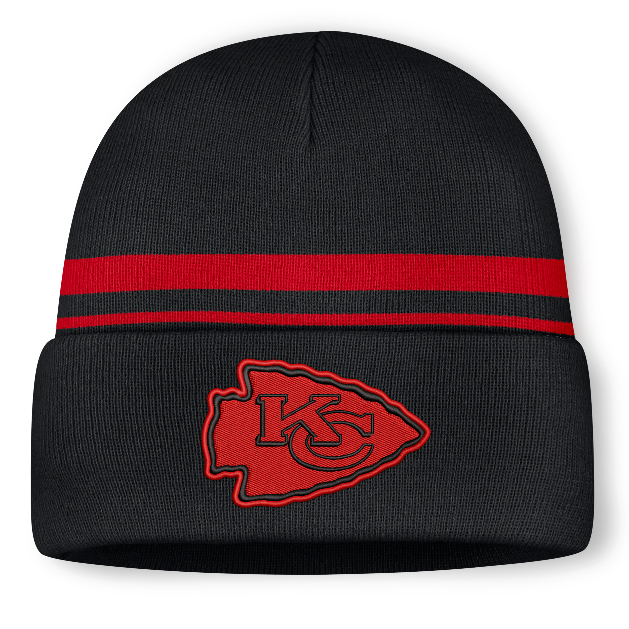 Kansas City Chiefs Primetime Utility Nike Men's NFL Cuffed Beanie in Black | NF40053Y7G-10L