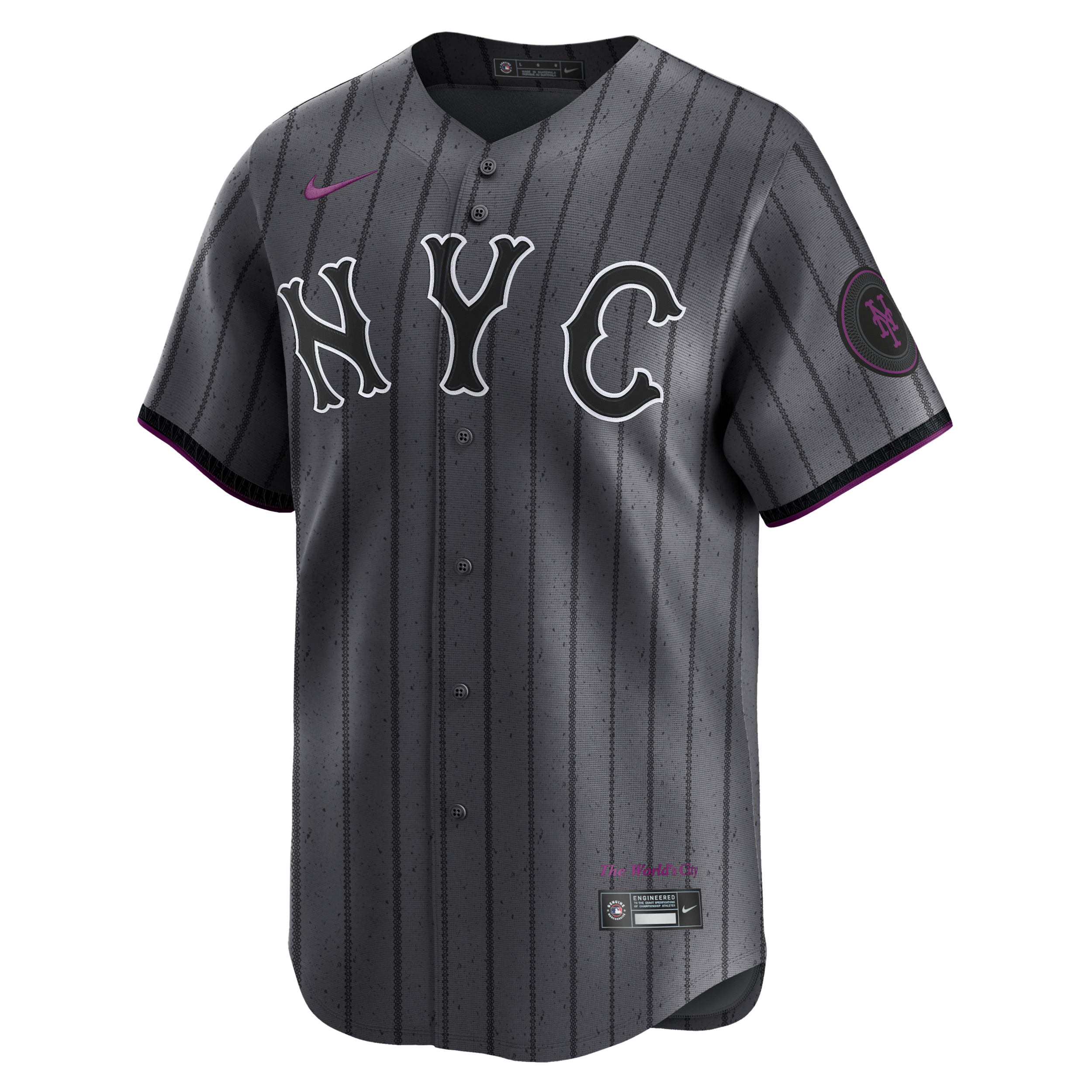 Francisco Lindor New York Mets City Connect Nike Men's Dri-FIT ADV MLB Limited Jersey in Grey | LM2507YJNM9-8U0