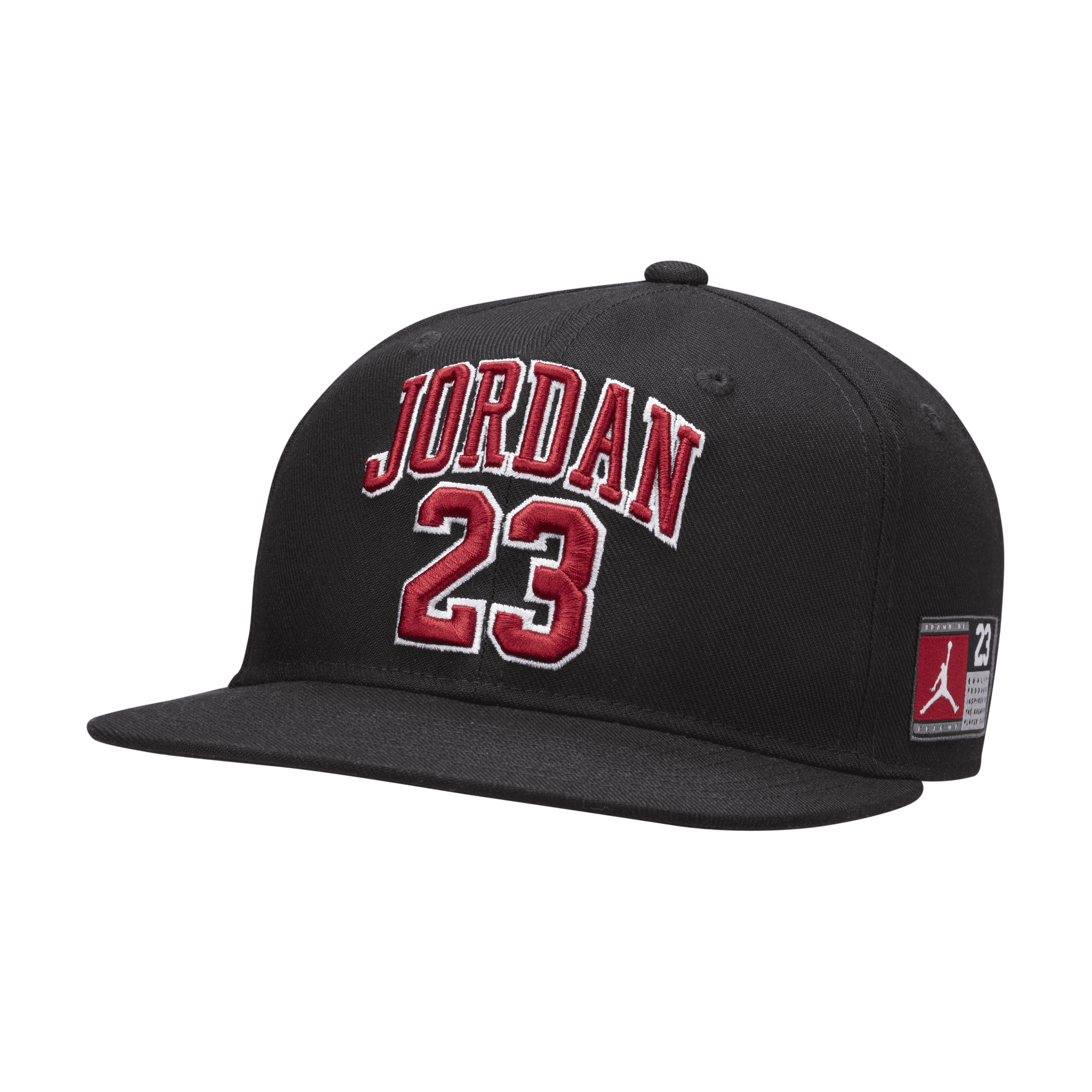 Jordan Jersey Flat Brim Cap Big Kids' Hat In Black