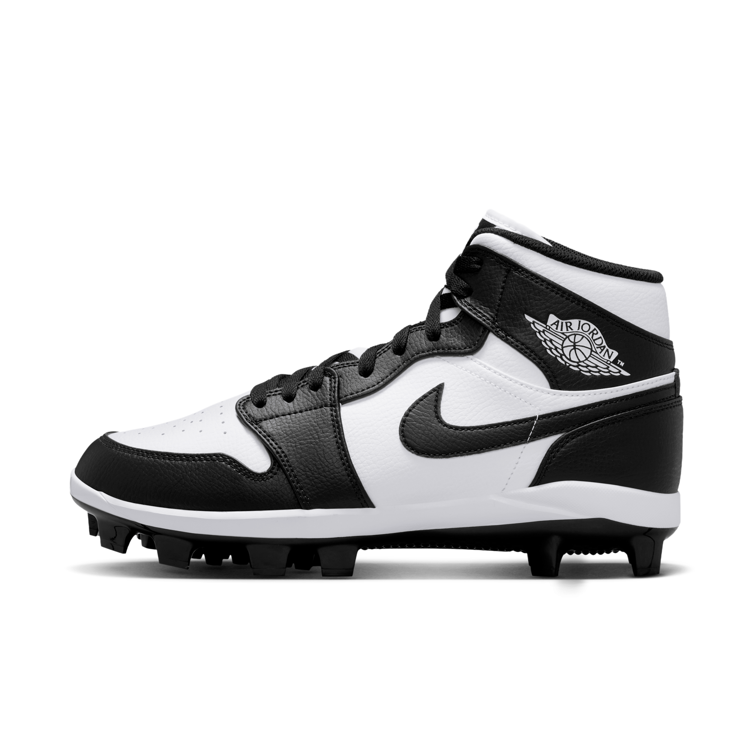 Men's Jordan 1 Retro MCS Baseball Cleats in White | AV5354-102
