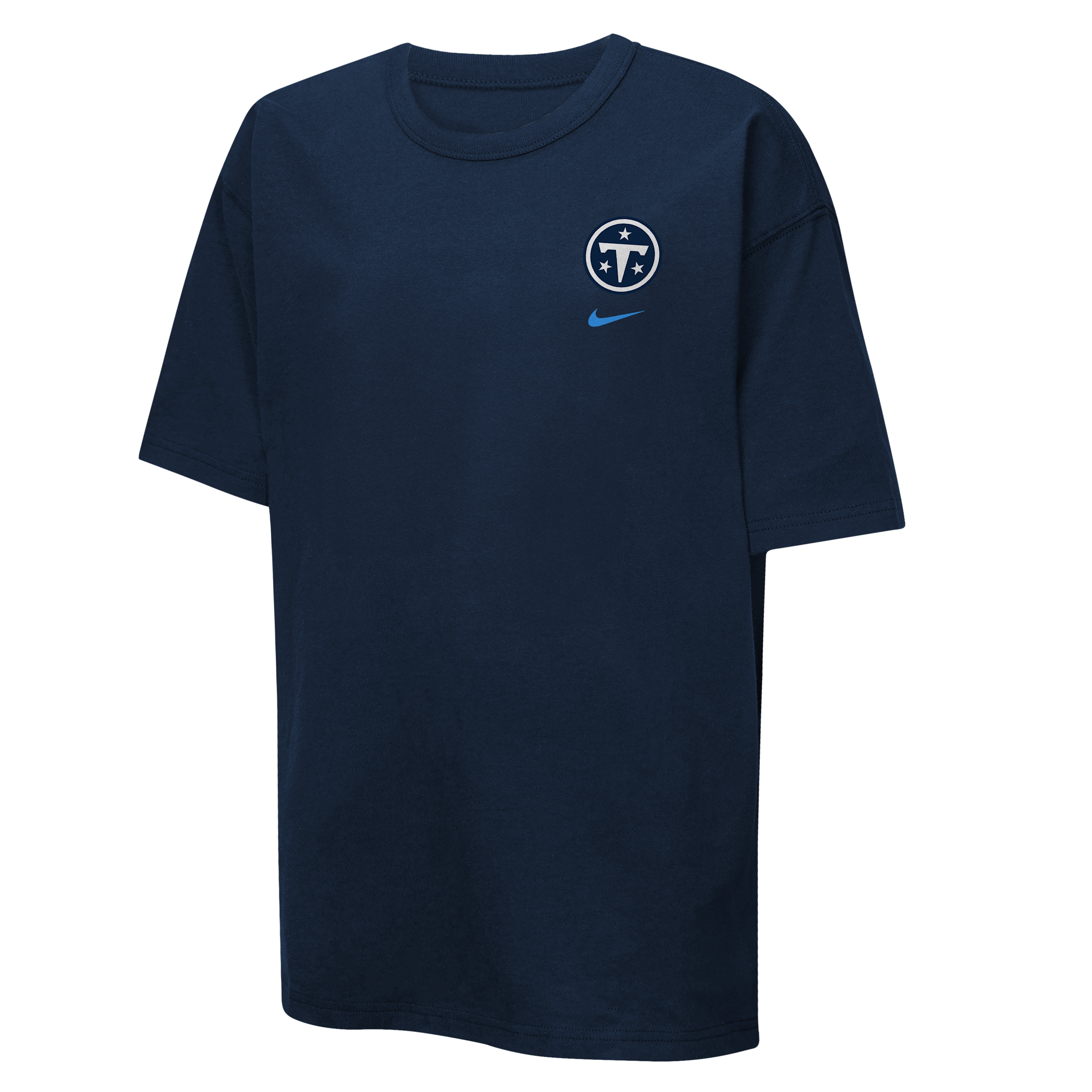Tennessee Titans Rivalries Collection Helmet Max90 Big Kids' Nike NFL T-Shirt in Blue | Z1B7NFSUTTN-000
