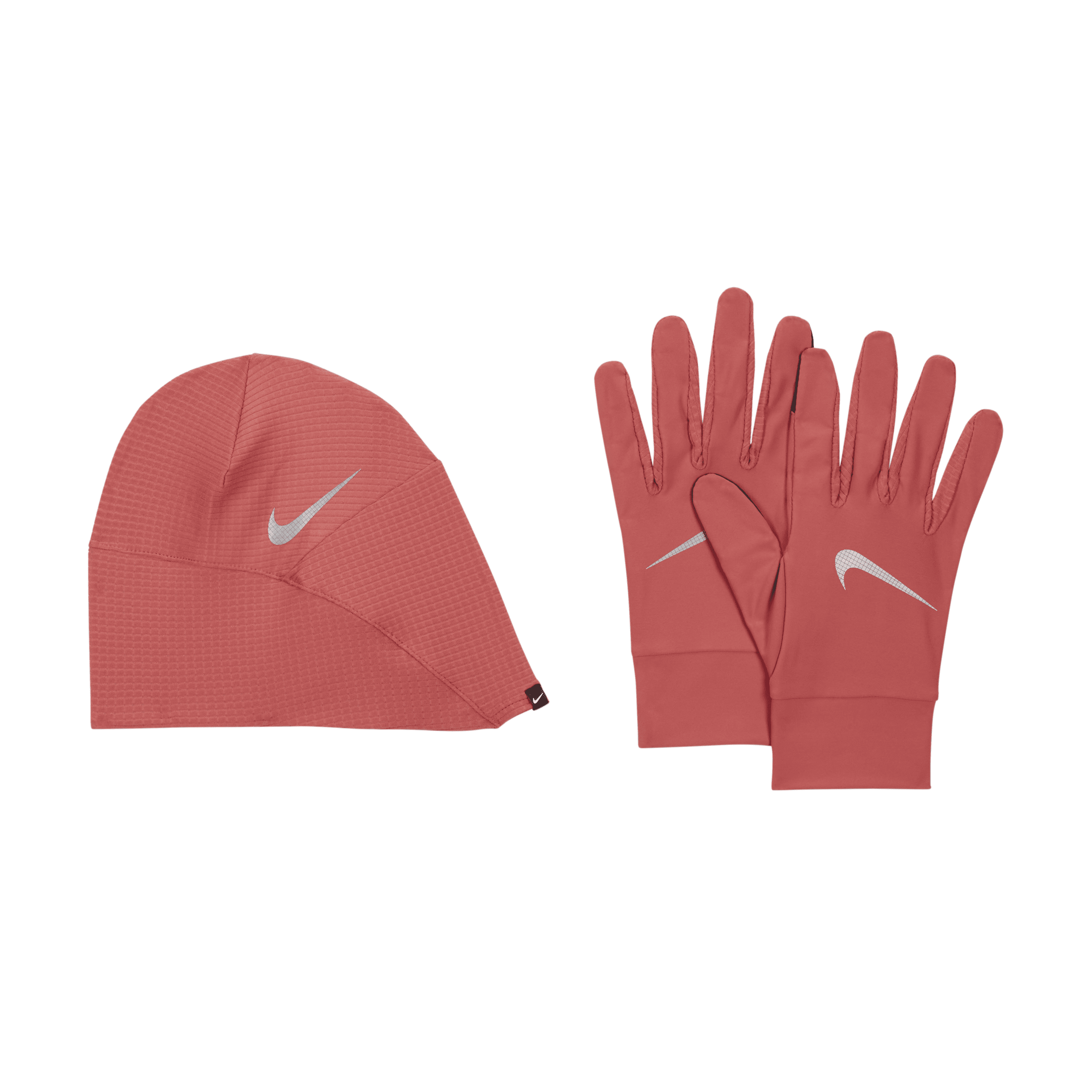 nike men's essential running hat and glove set