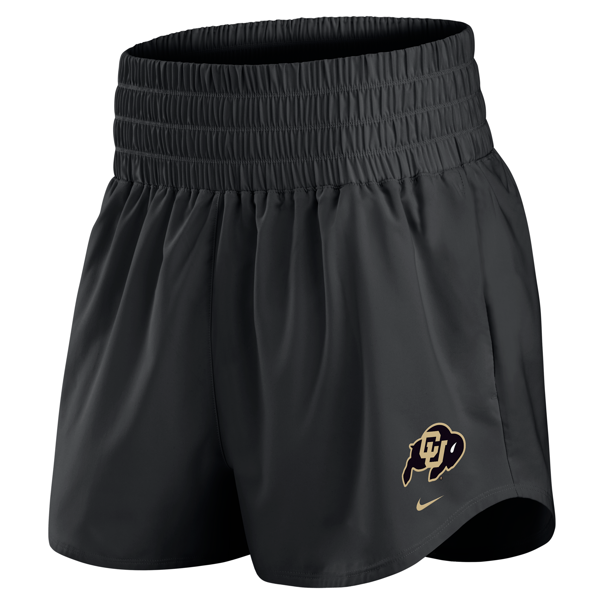 Colorado Primary Logo One Nike Women's Dri-FIT College Shorts in Black | IM0038-010