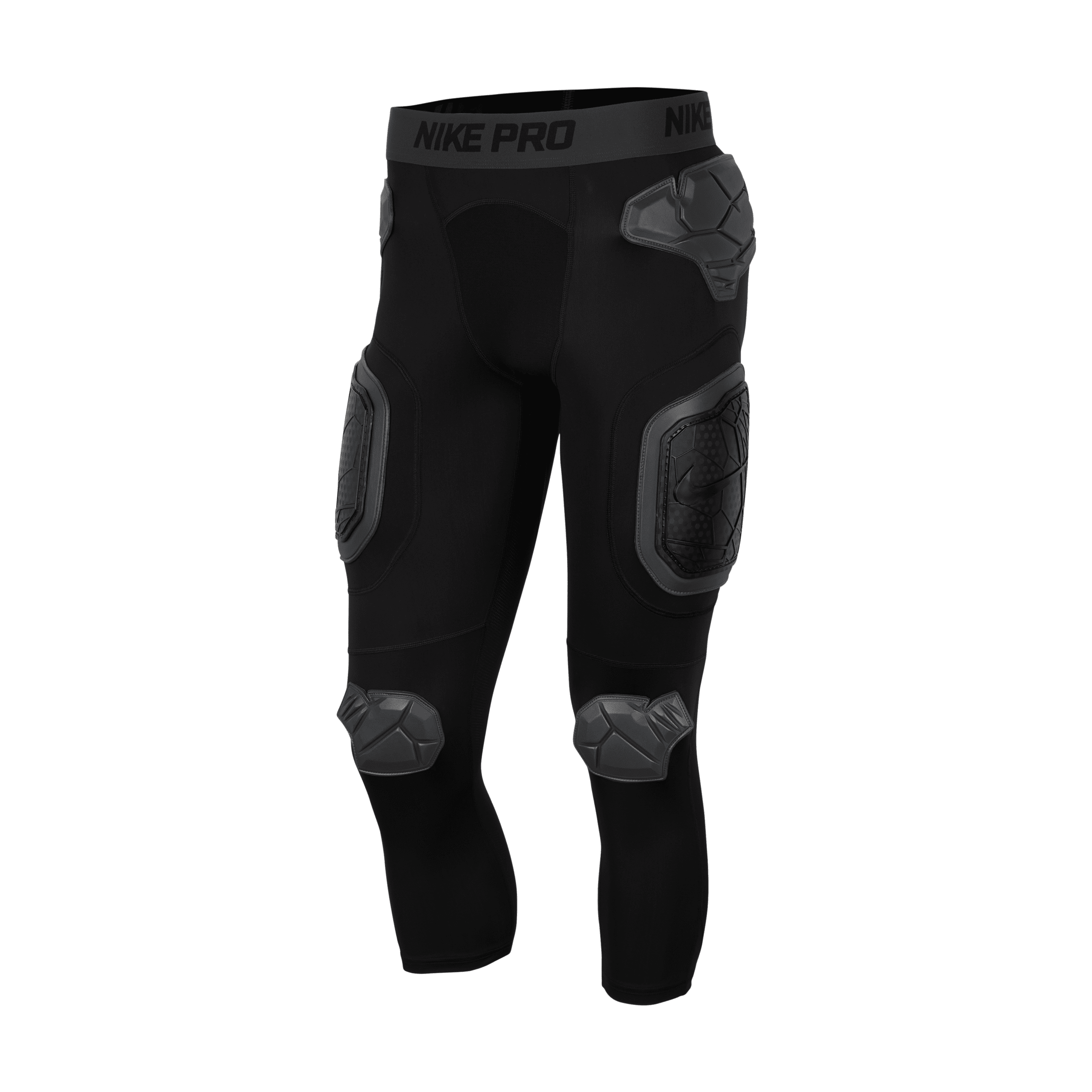 Nike Unisex Pro Hyperstrong 3/4-length Tights In Black