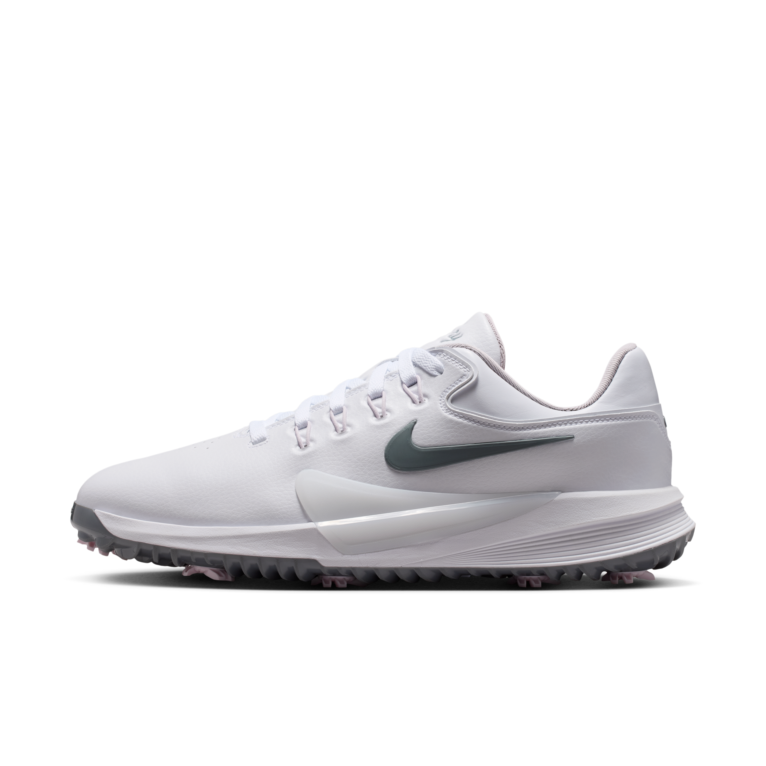 Nike Men's Victory Pro 4 Golf Shoes, Size 6, White/Lilac/Gray