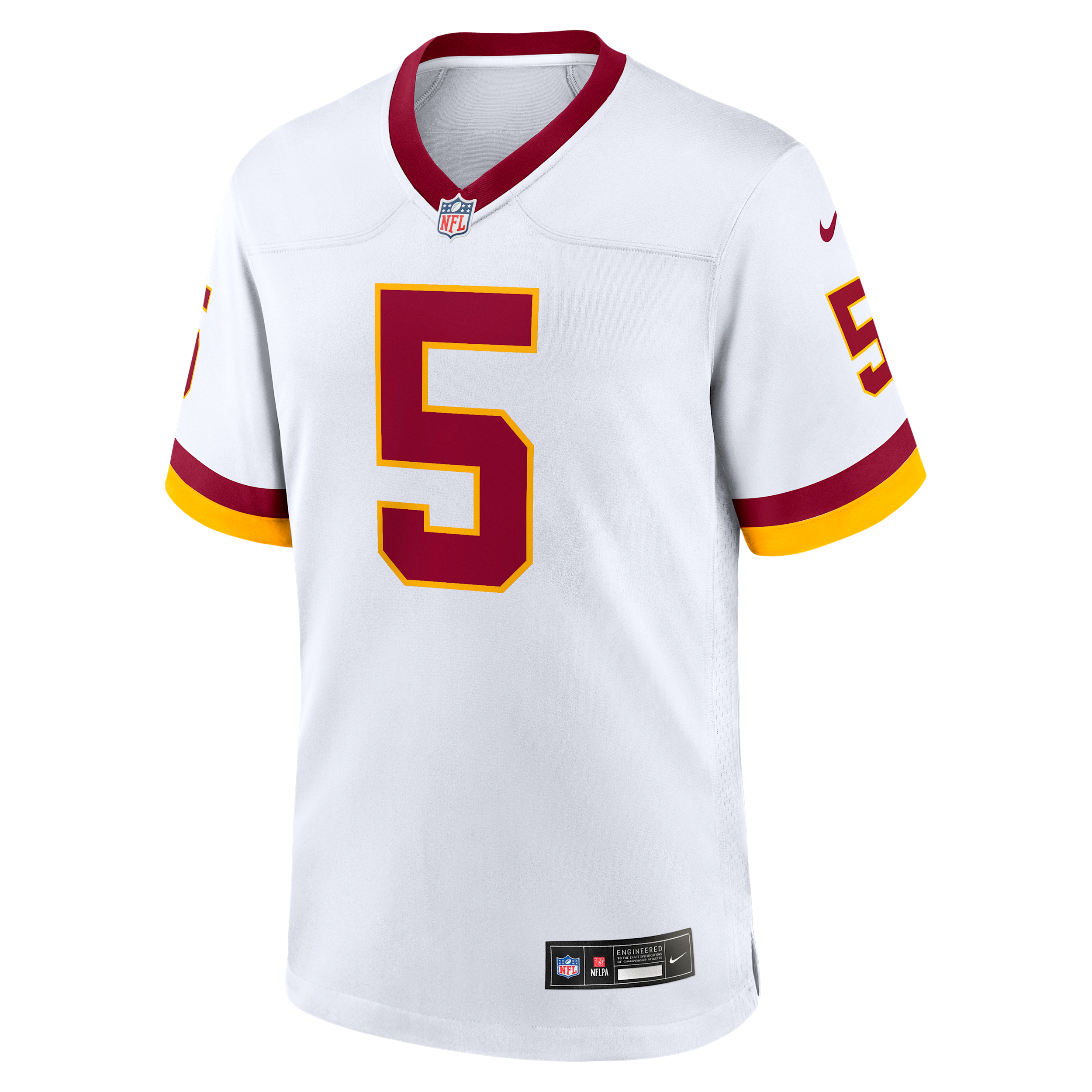 Jayden Daniels Washington Commanders Nike Men's NFL Game Jersey in White | 67NM0G7G9EF-NZ5