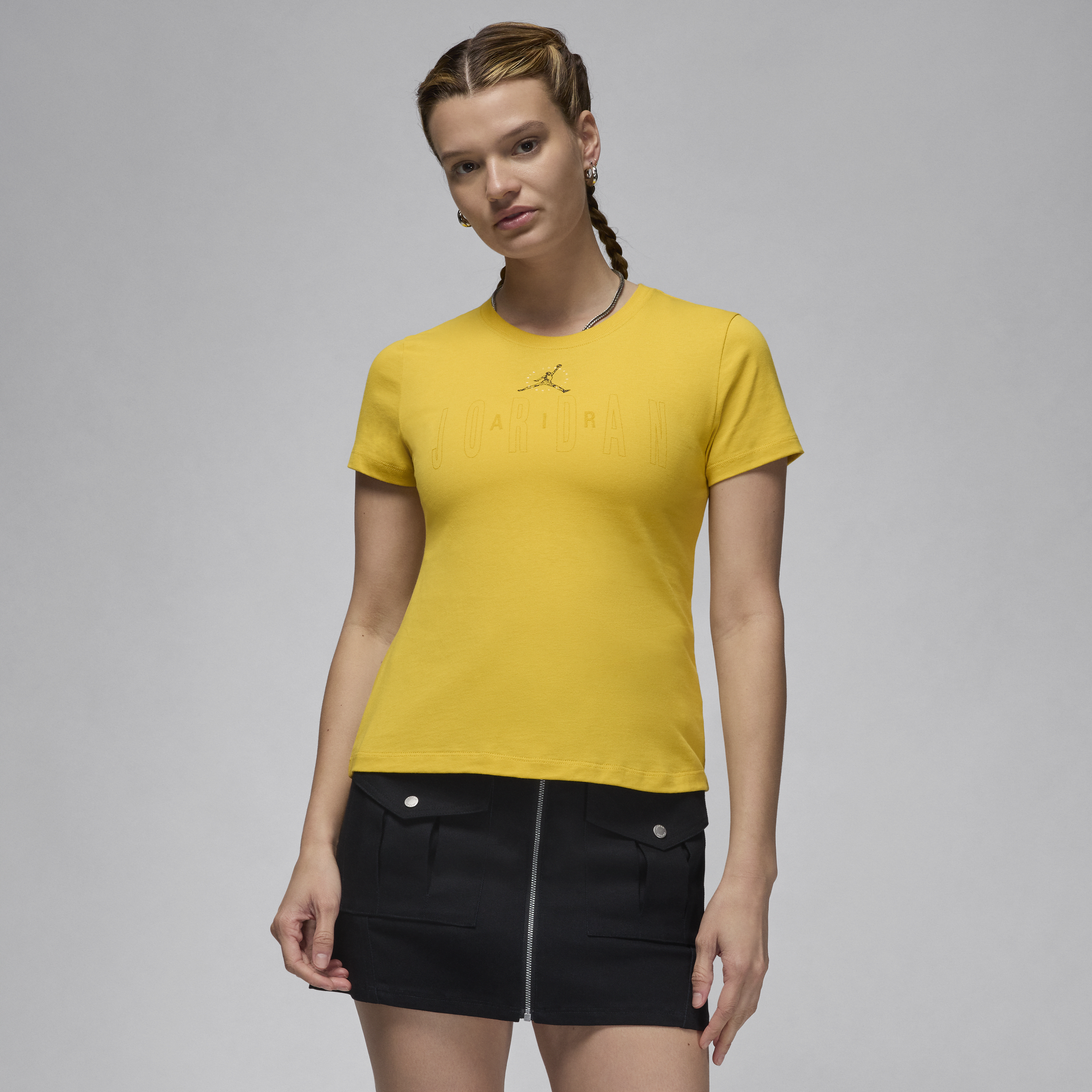 Shop Jordan Women's  Essential Slim Tee In Yellow