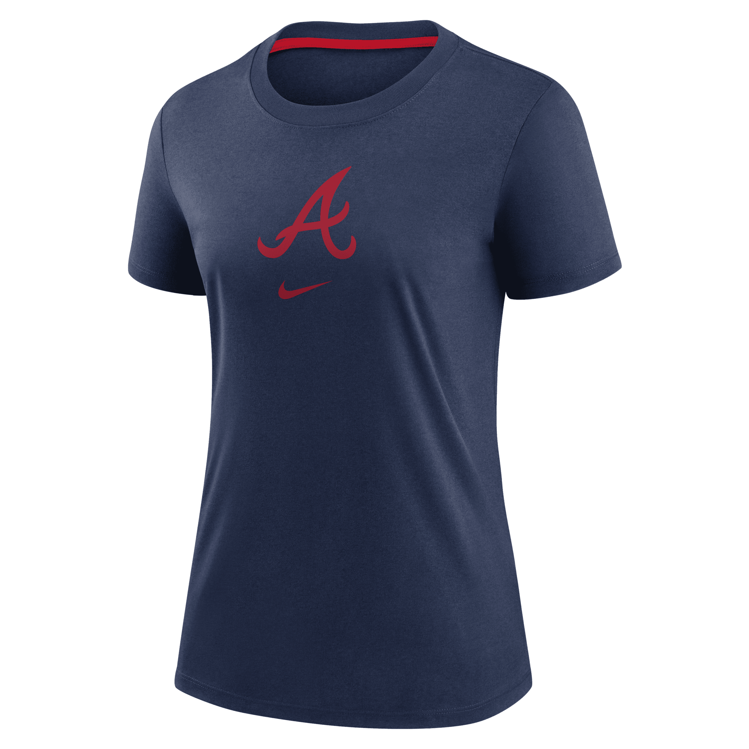 Nike Atlanta Braves Authentic Collection Early Work Women's Mlb T-shirt In Blue