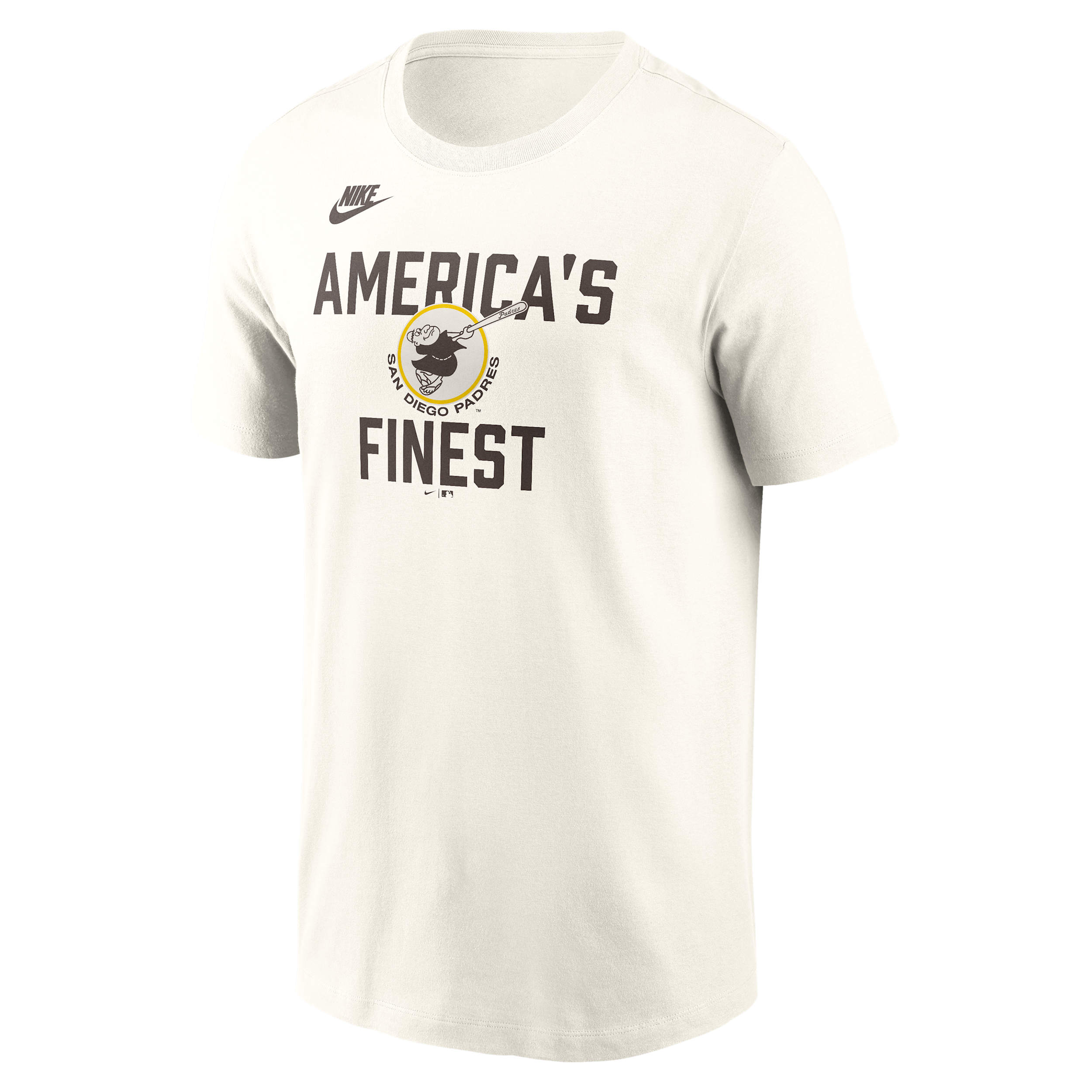 San Diego Padres Cooperstown '70s Inspired Nike Men's MLB T-Shirt in Brown | N19911KSDP-9V0