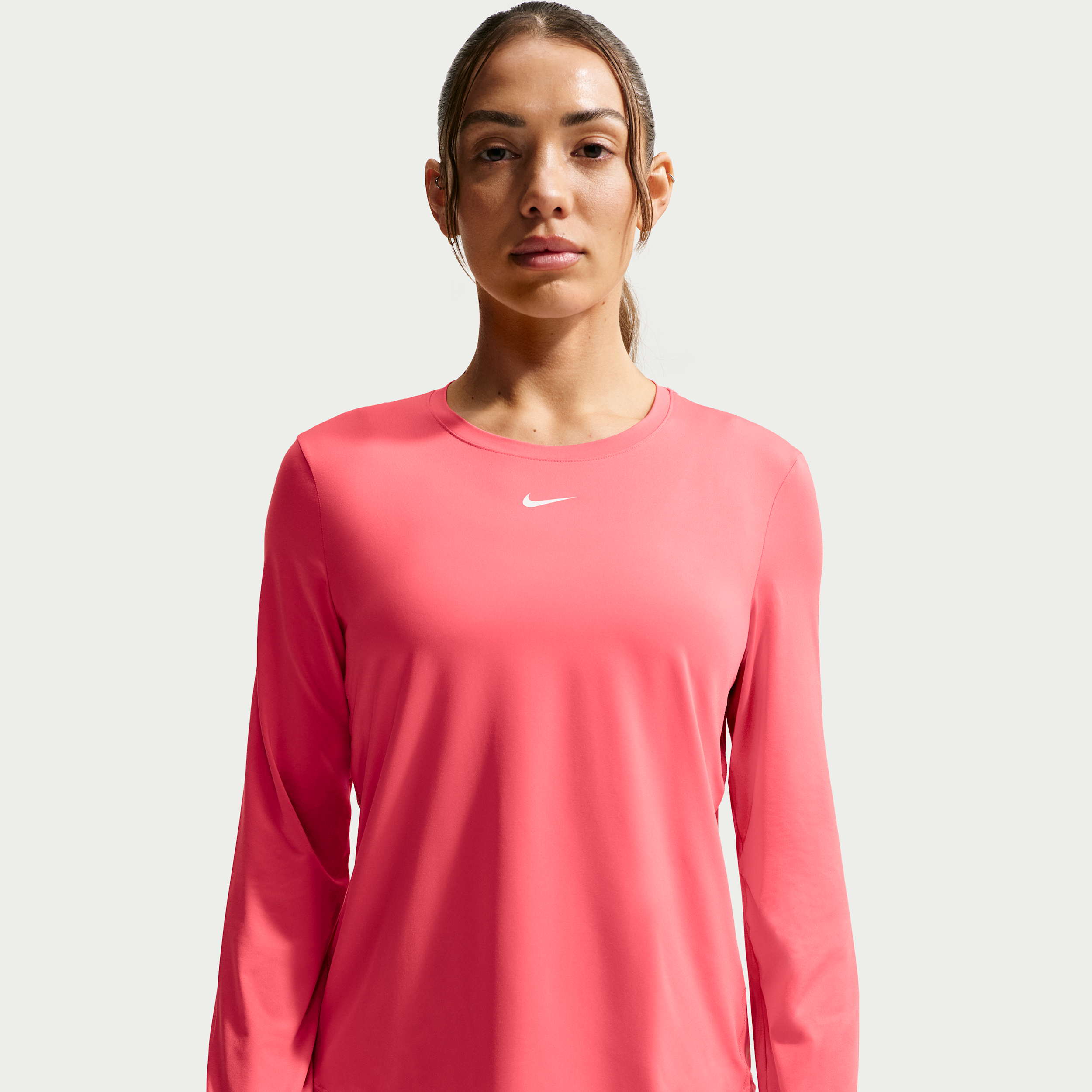 Nike Women's One Classic Dri-FIT Long-Sleeve Top in Pink | FN2801-897