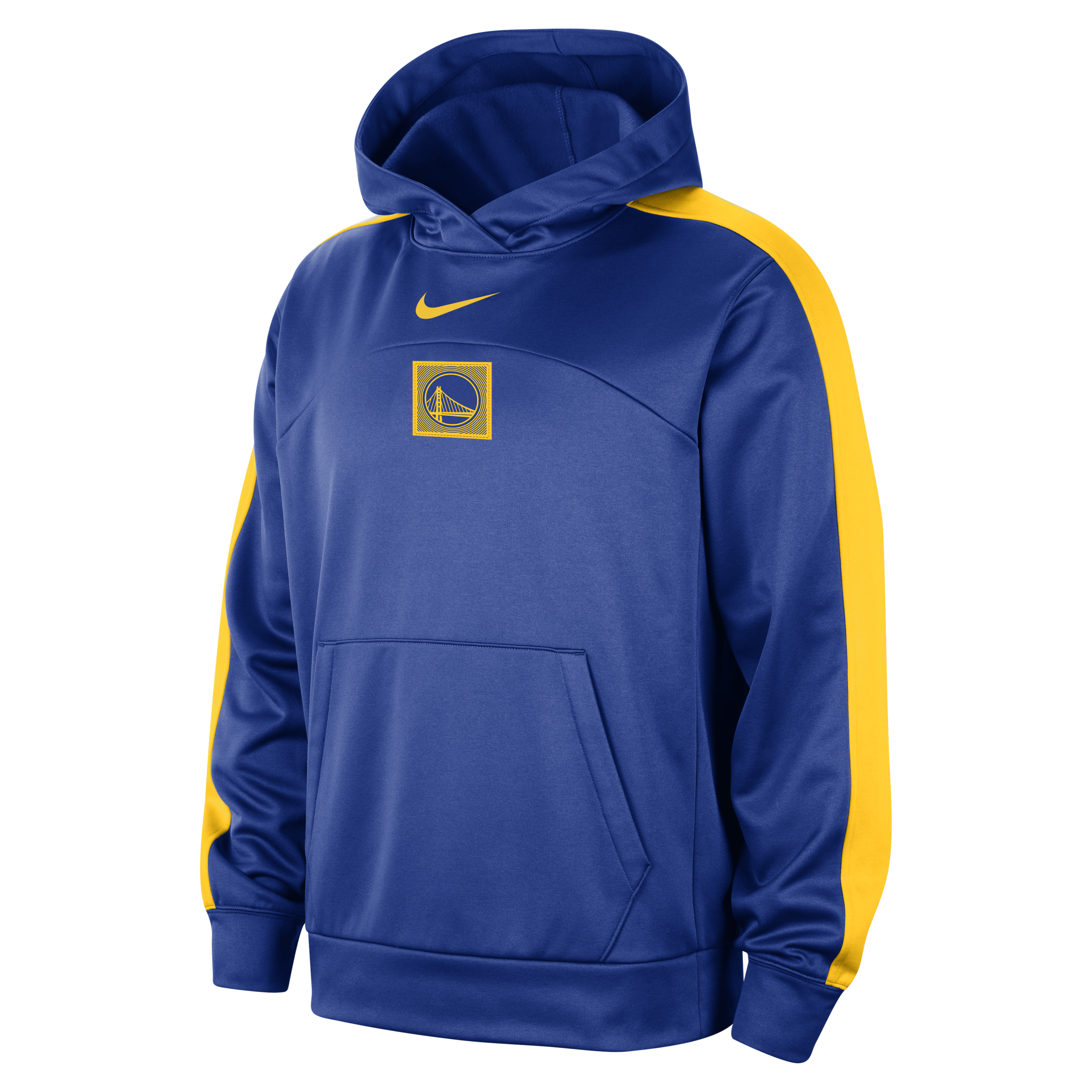 Nike Golden State Warriors Starting 5  Men's Therma-fit Nba Pullover Hoodie In Blue