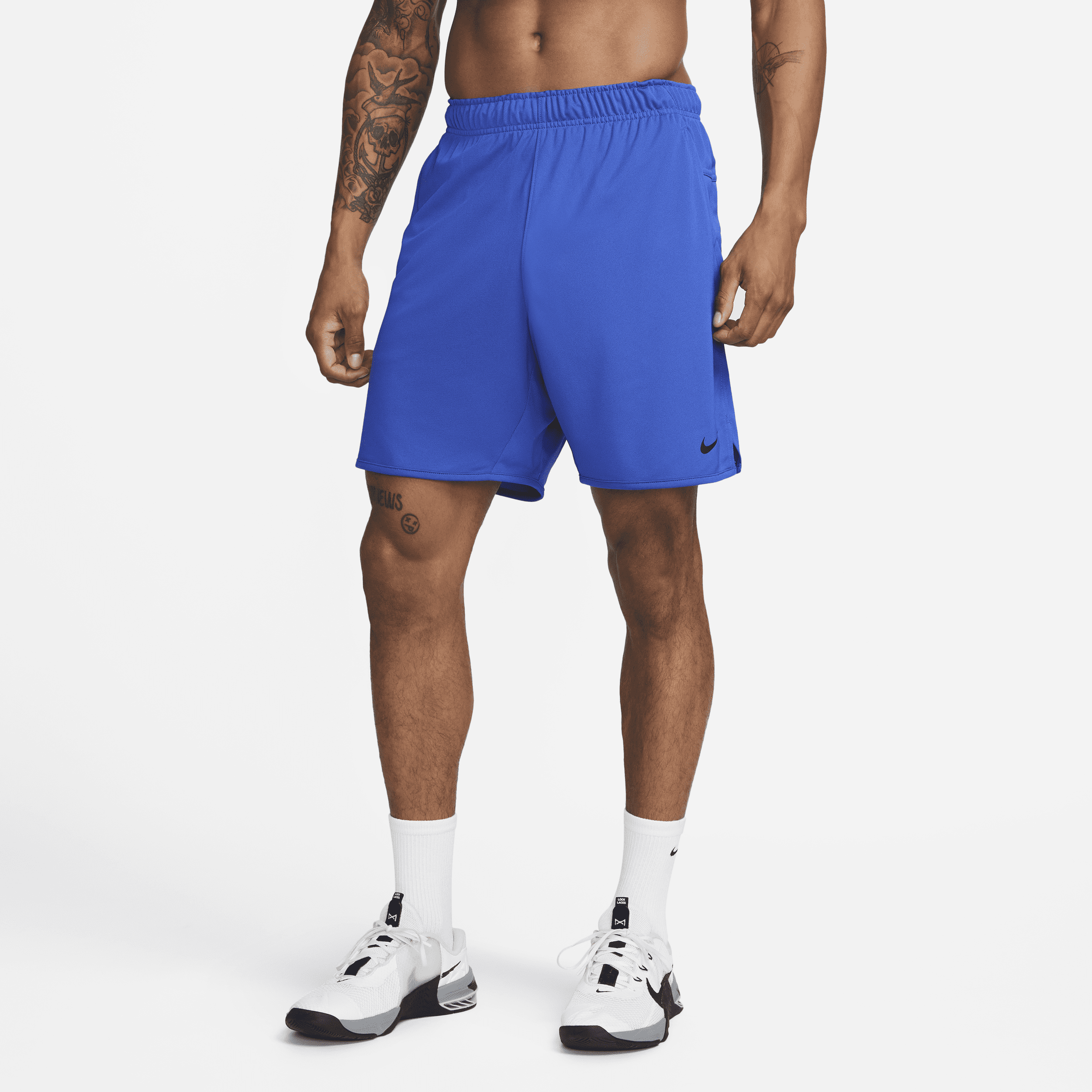 Shop Nike Men's Totality Dri-fit 7" Unlined Versatile Shorts In Blue
