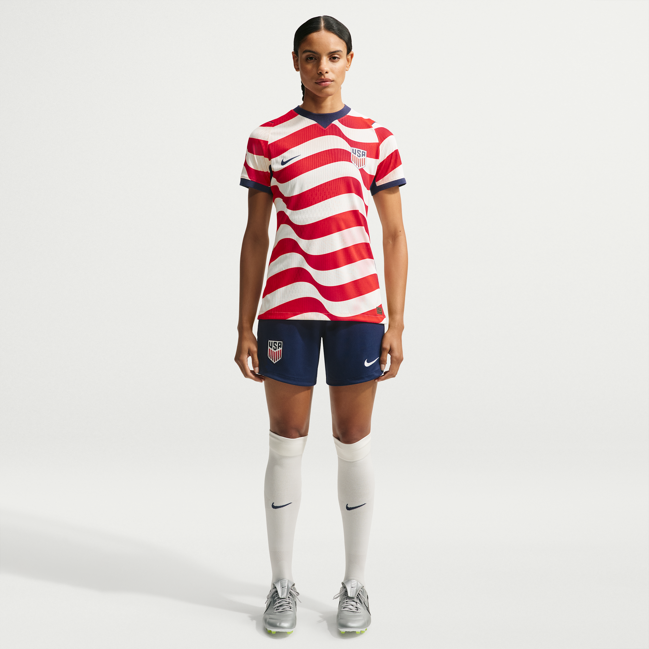 USMNT 2026 Stadium Home Nike Women's Dri-FIT Soccer Replica Shorts in Blue | IB4598-410