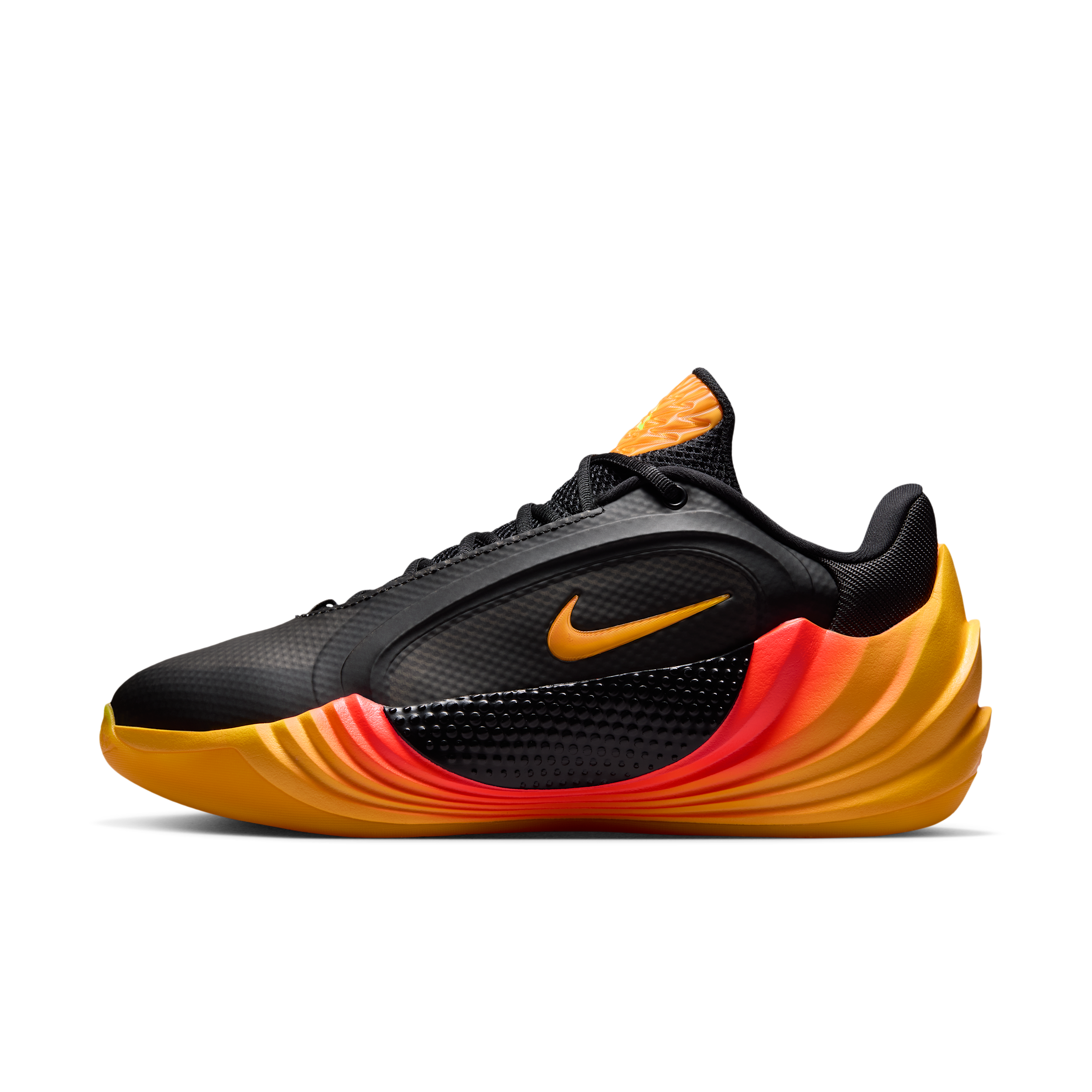 Nike Giannis Freak 8 'Inferno' Basketball Shoes, Men's, M11.5/W13, Black/Laser Orange/Laser Crimson/Mtlc Silver/Volt