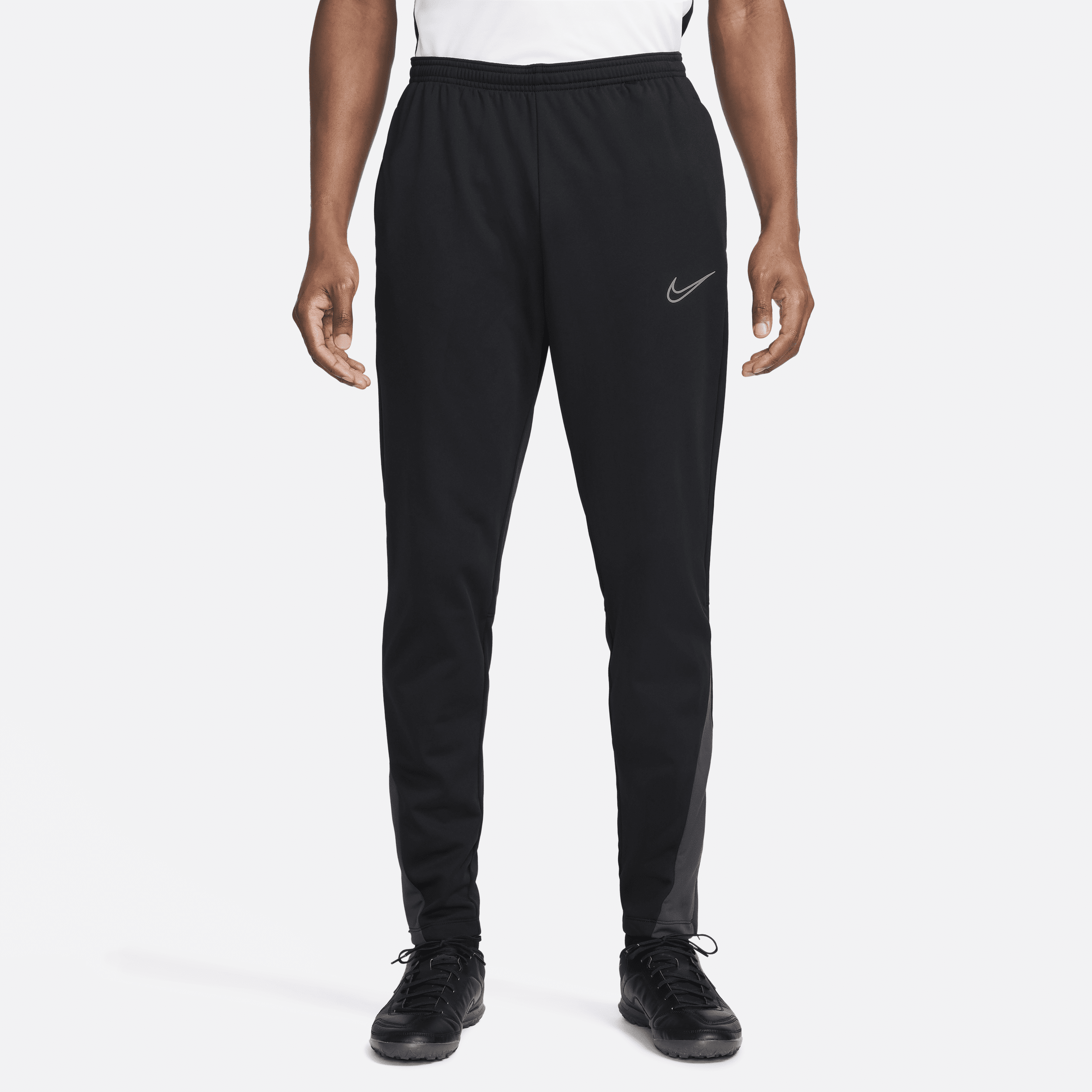 Shop Nike Men's Academy Winter Warrior Therma-fit Soccer Pants In Black