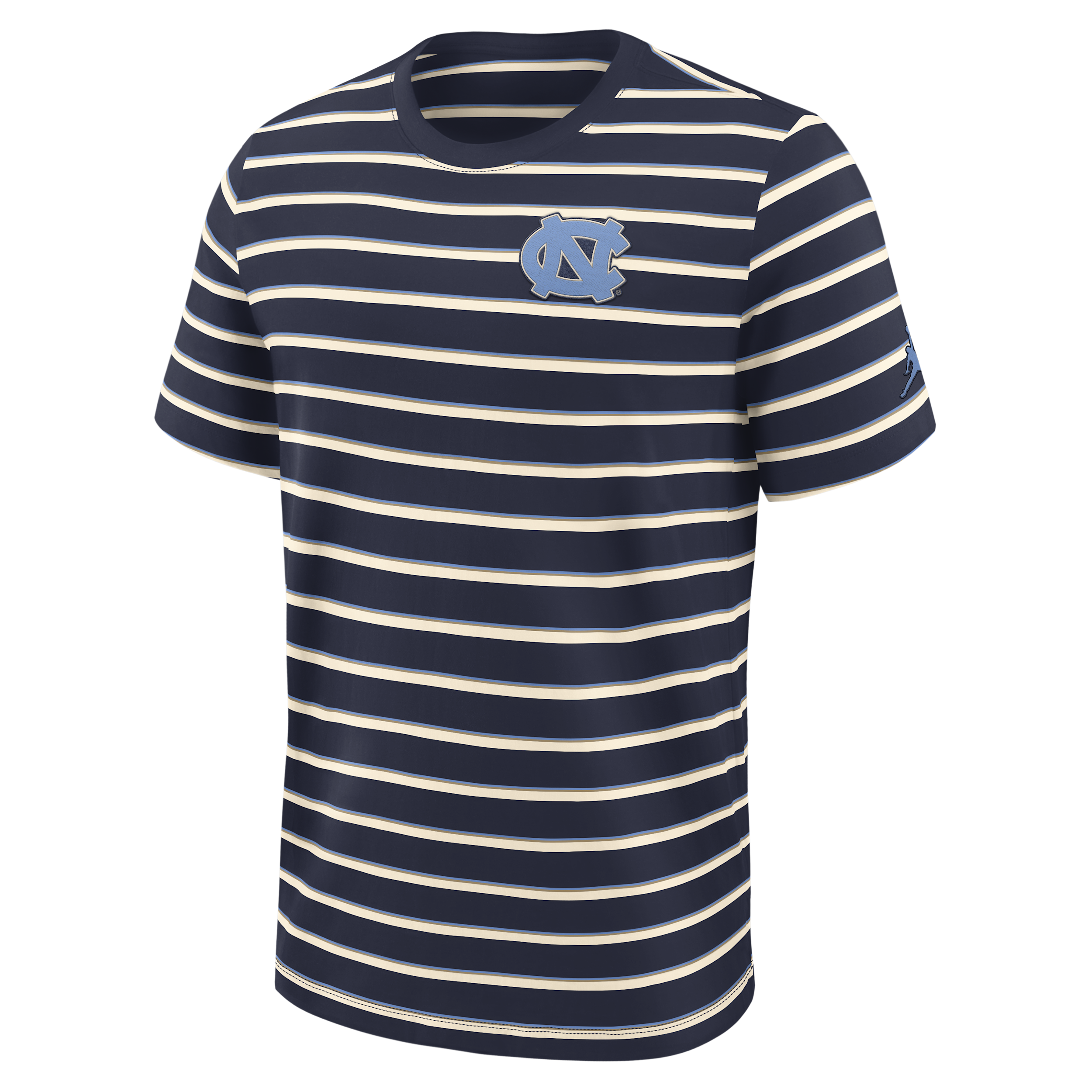 Jordan Men's North Carolina Athletic Prep Legacy Summit Stripe  Brand College T-shirt In Blue