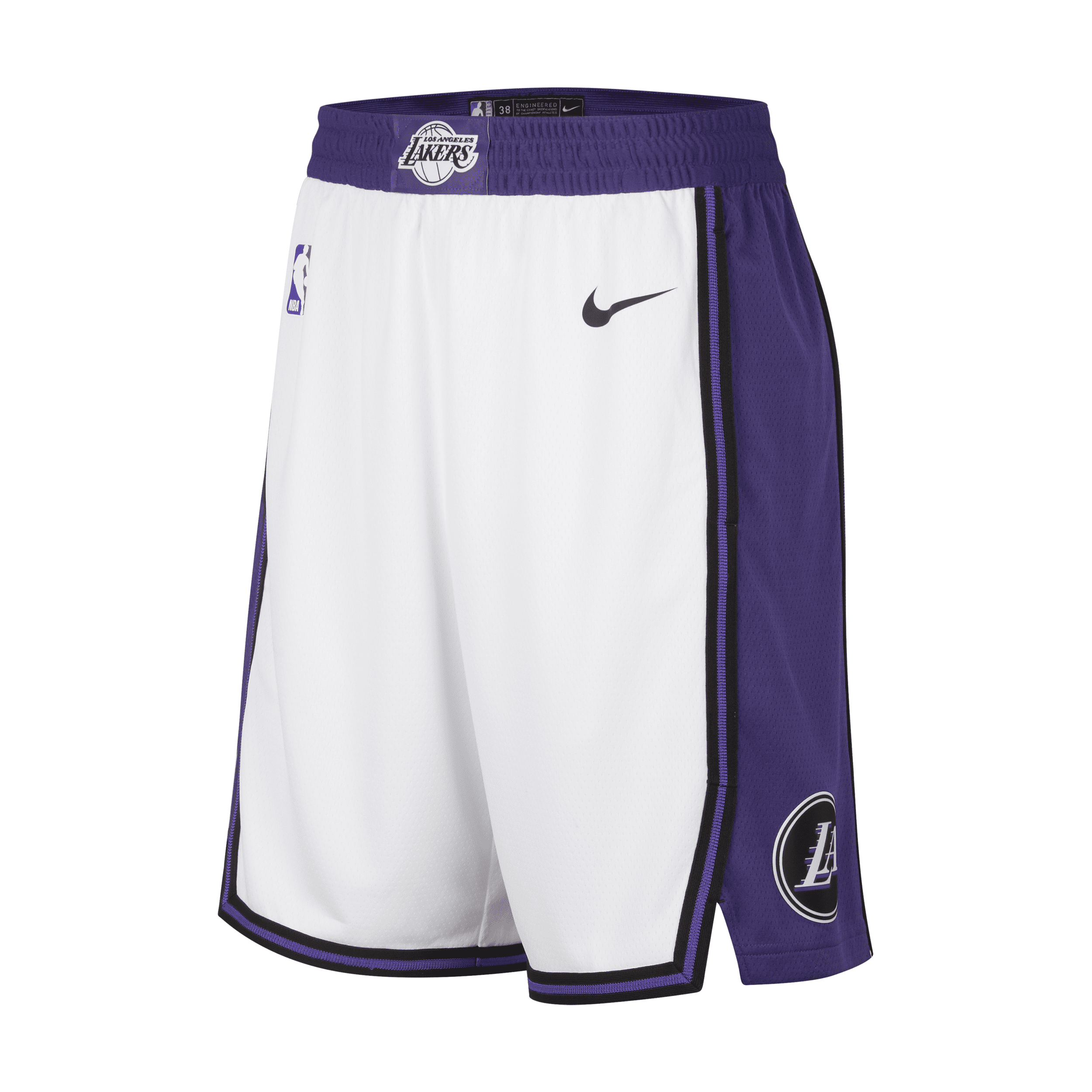 Nike Los Angeles Lakers City Edition Men's Dri-fit Nba Swingman Shorts ...