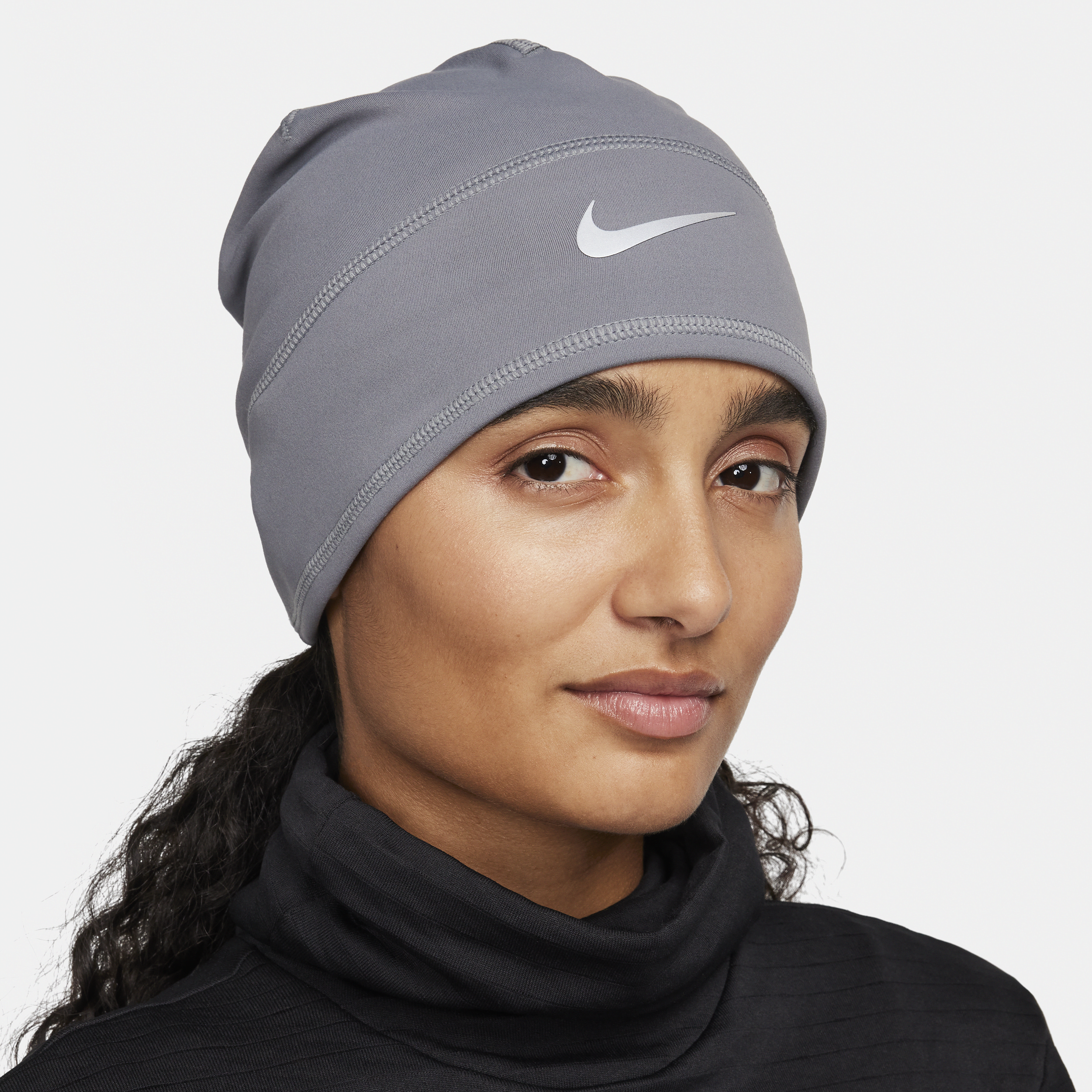 Nike Unisex Dri-fit Terra Uncuffed Beanie In Grey