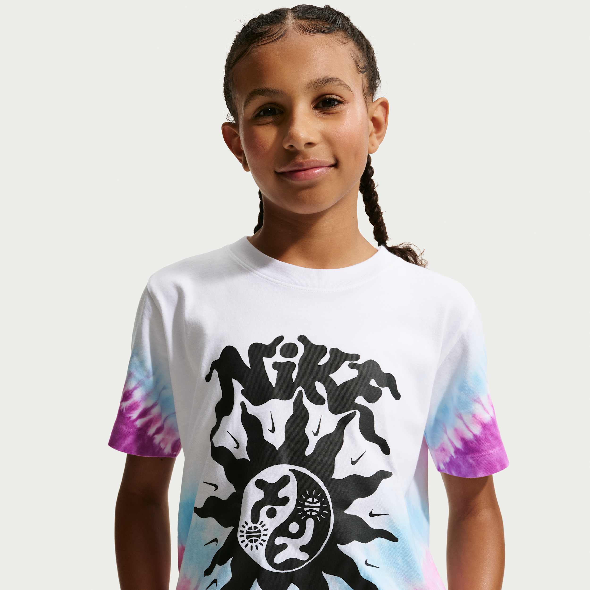 Nike Big Kids' Basketball T-Shirt in White | II0460-102