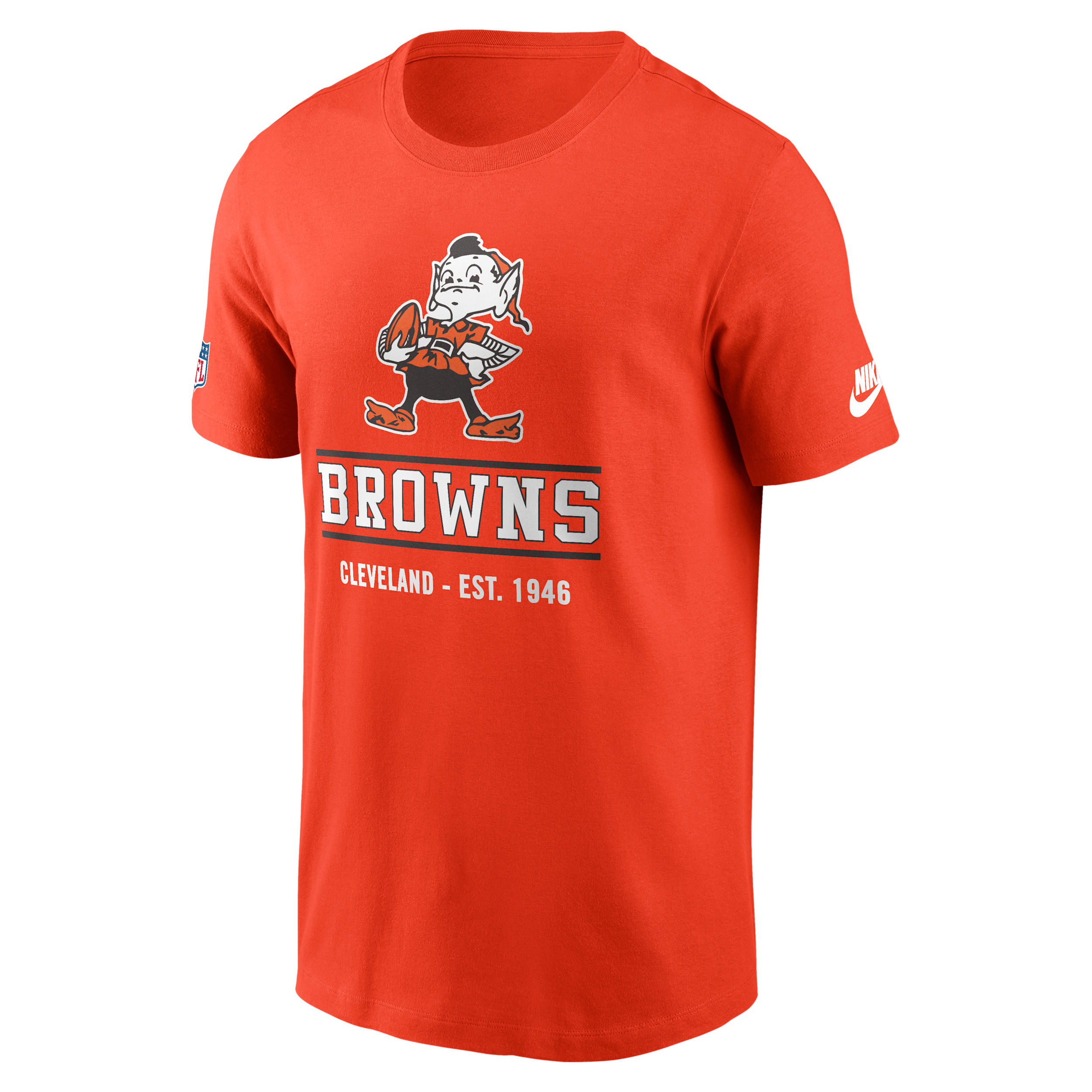Nike Men's Orange Cleveland Browns Sideline Alternate Final Sprint Dri-fit T-Shirt - Orange