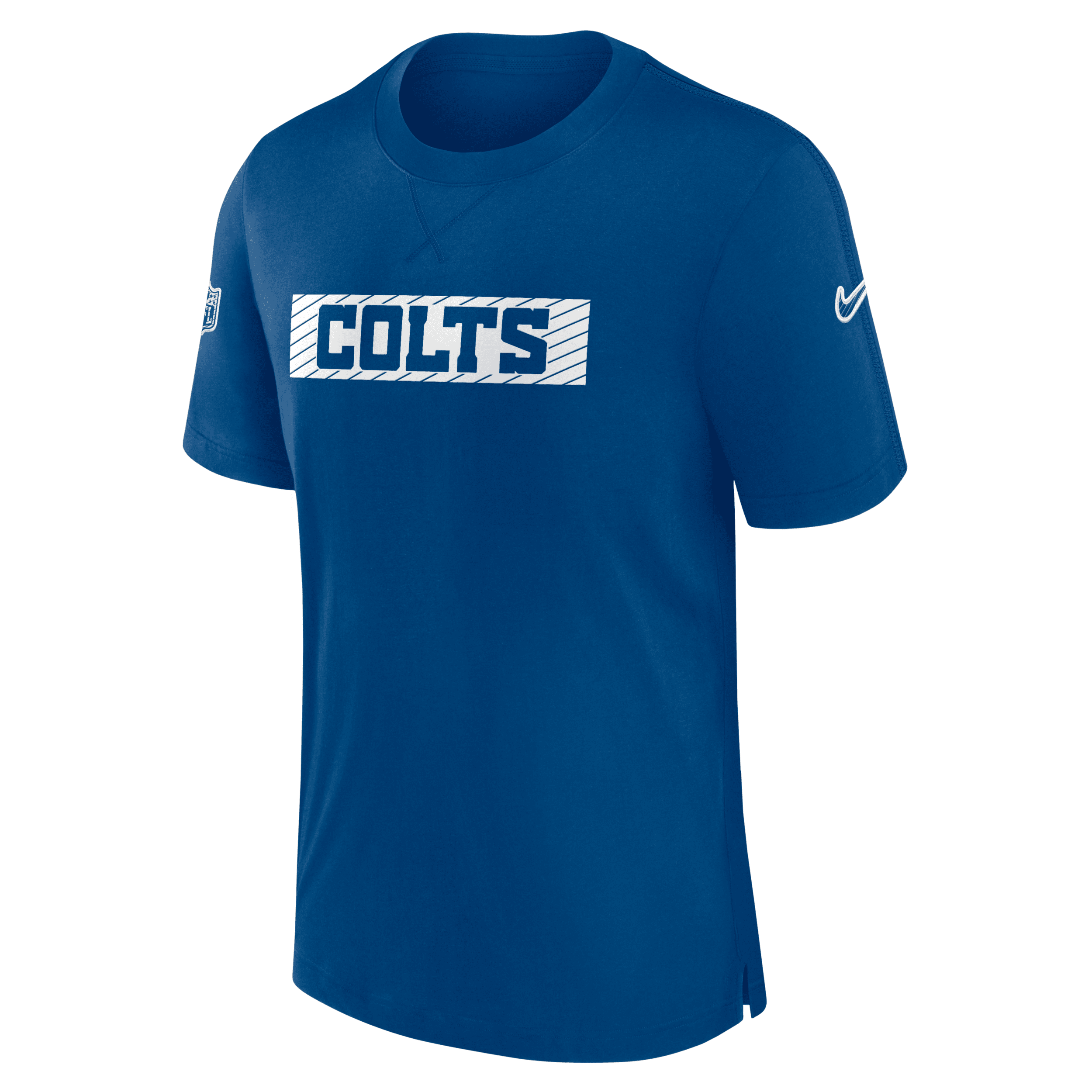 Nike Men's Royal Indianapolis Colts Sideline Player Performance T-shirt In Blue