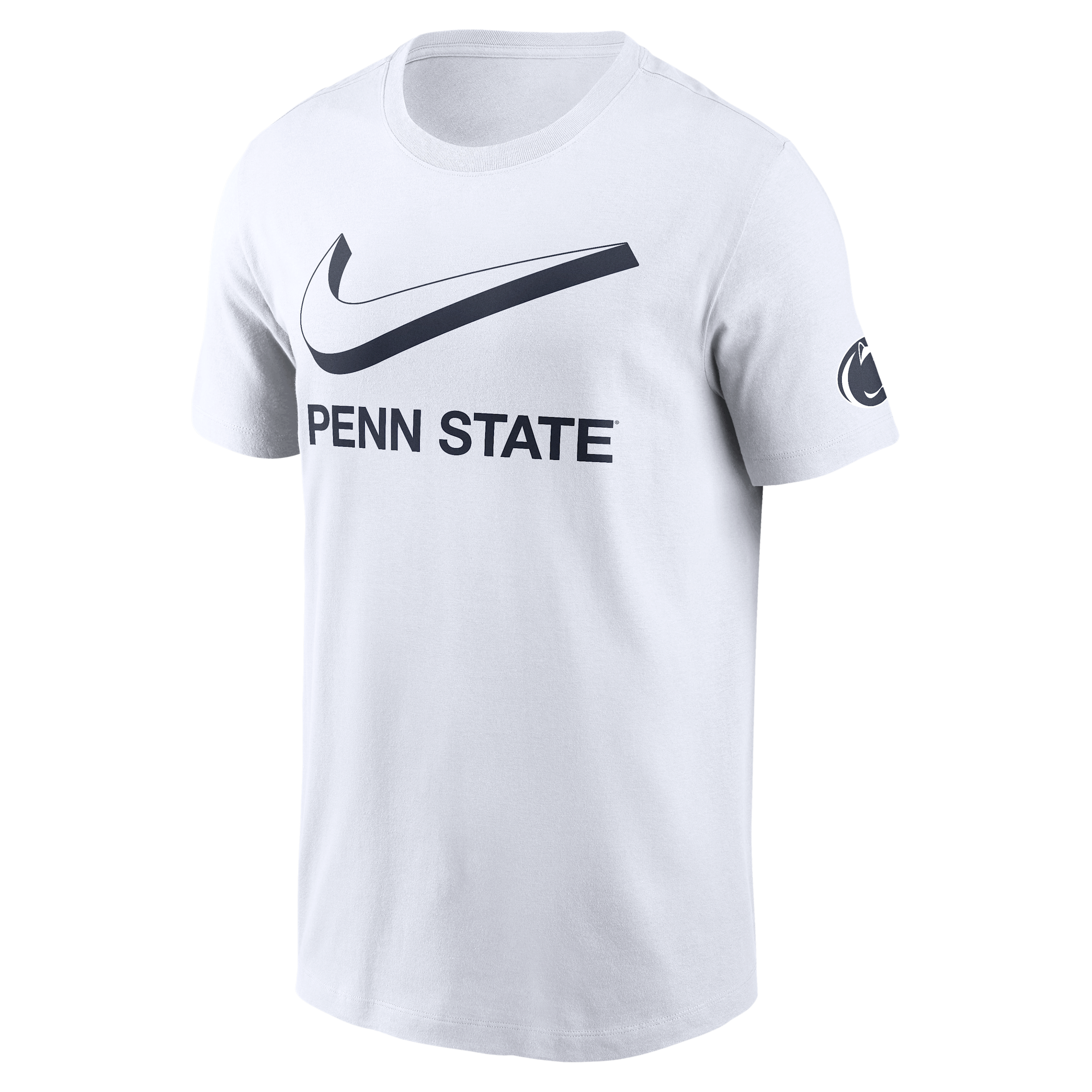 Nike White Penn State Nittany Lions Primetime 2-hit Swoosh T-shirt In White