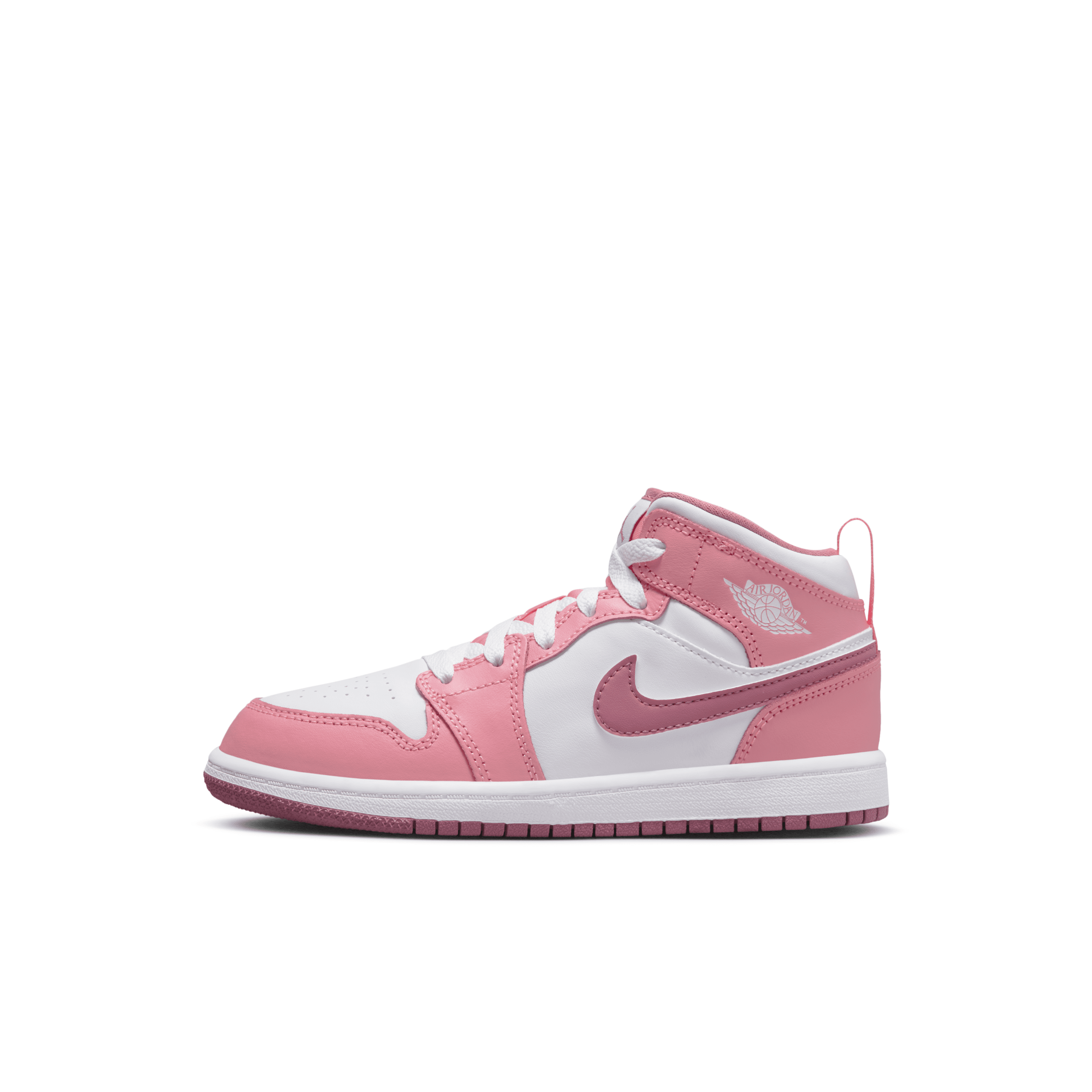 Jordan Babies' 1 Mid Little Kids' Shoes In Pink