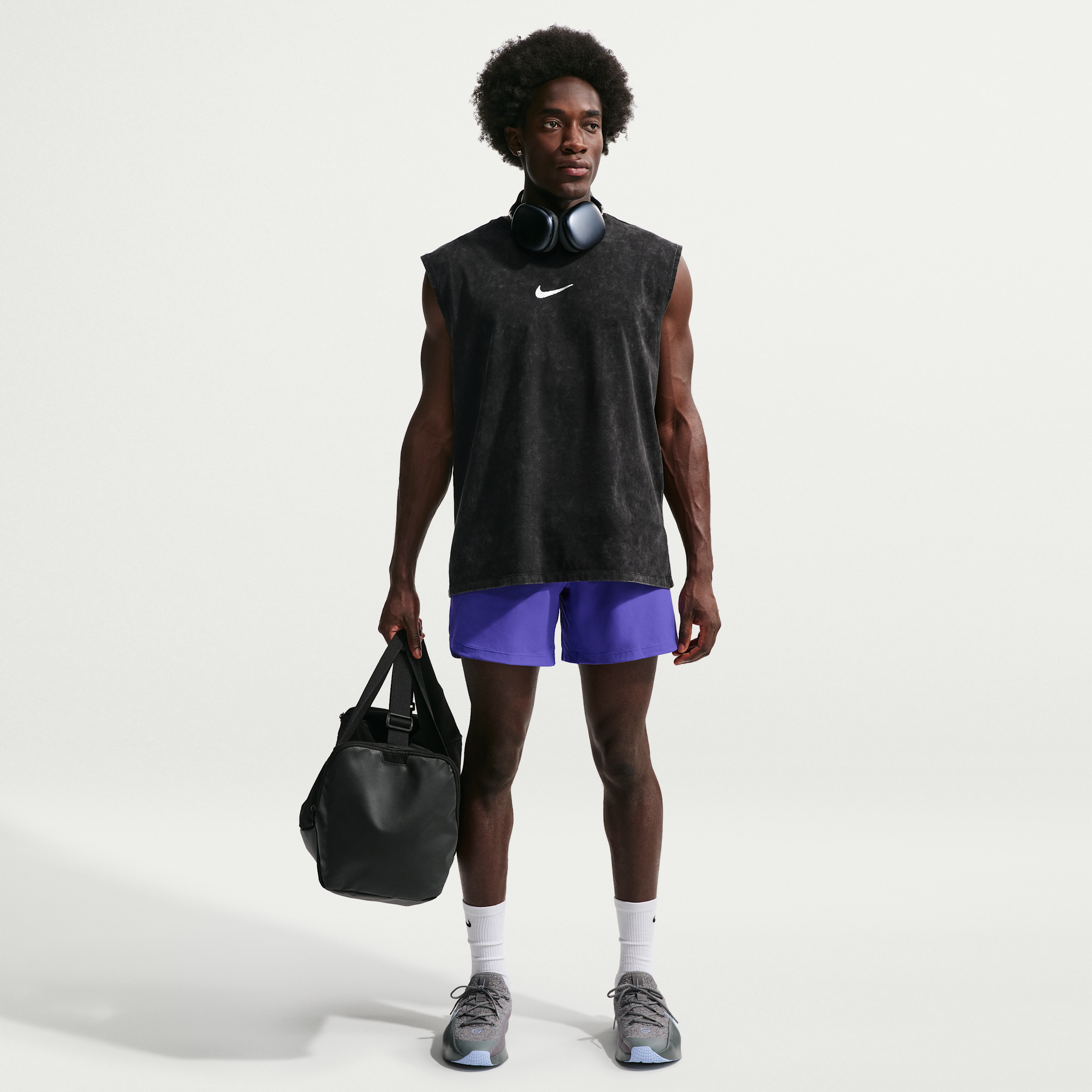 Men's Nike Pro Training Dri-FIT 6" Shorts in Purple | HV0411-510
