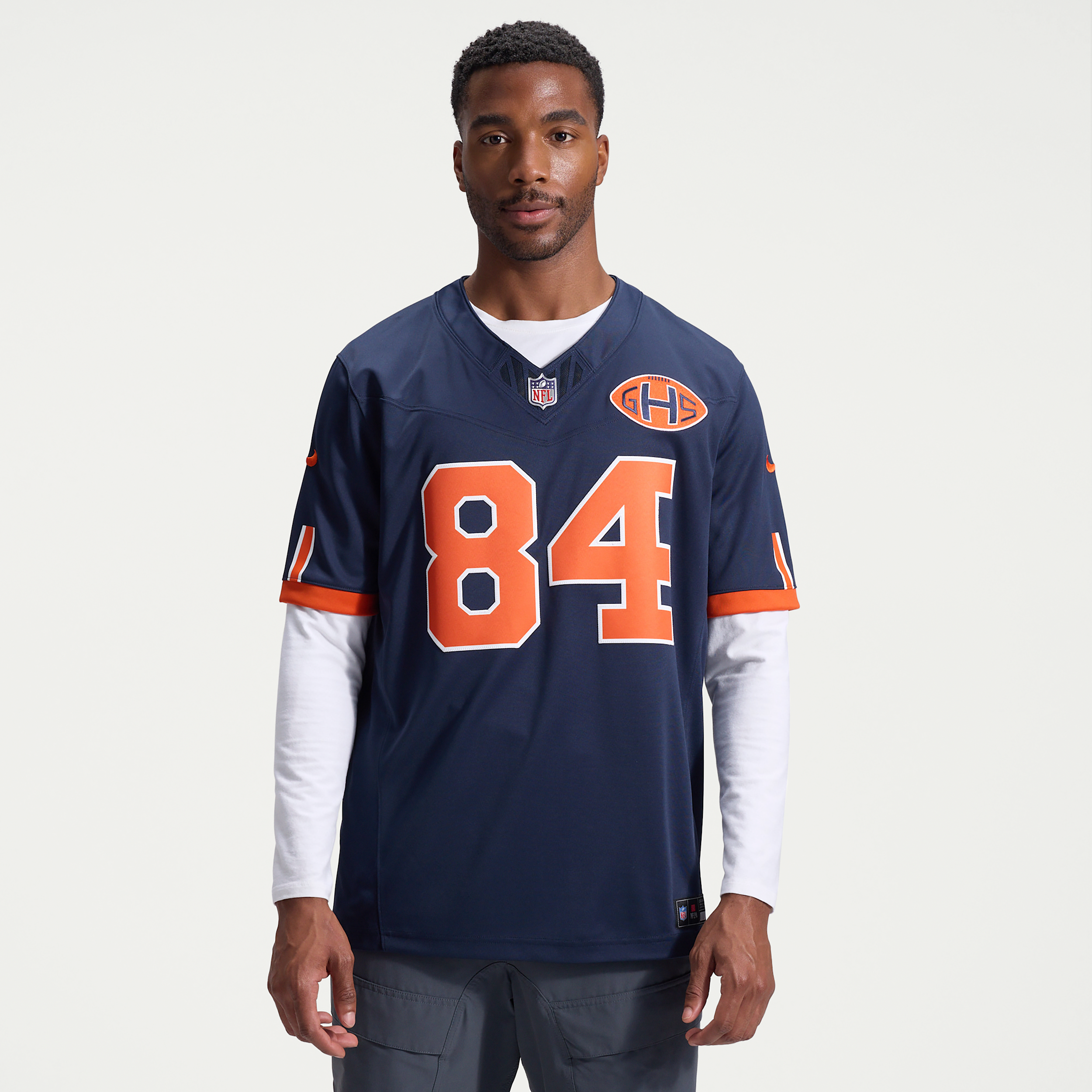 Nike Men's Colston Loveland Navy Chicago Bears 2026 Rivalries Collection Vapor F.u.s.e Stitched Limited Jersey - Navy