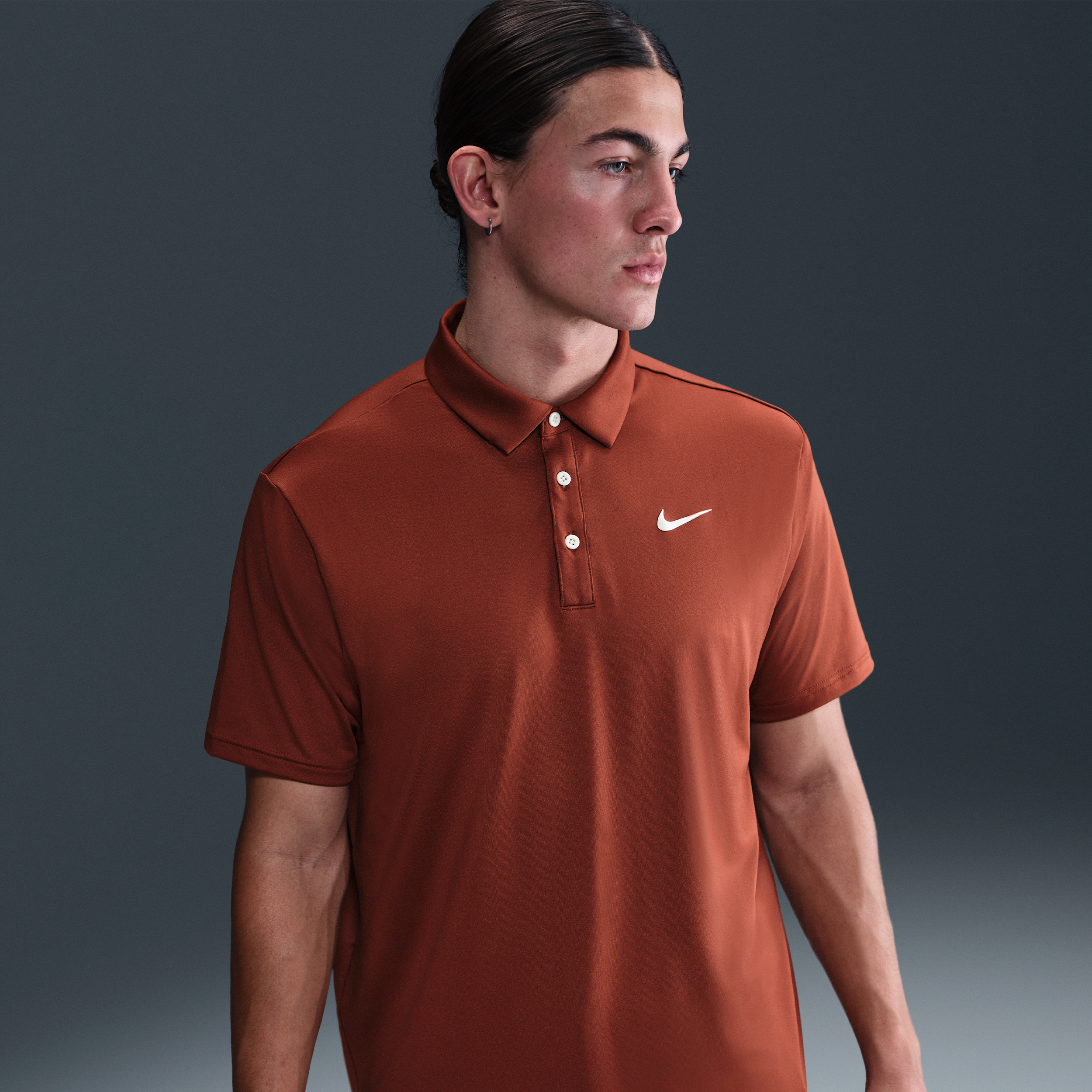 Nike Men's Tour Dri-fit Solid Golf Polo In Red