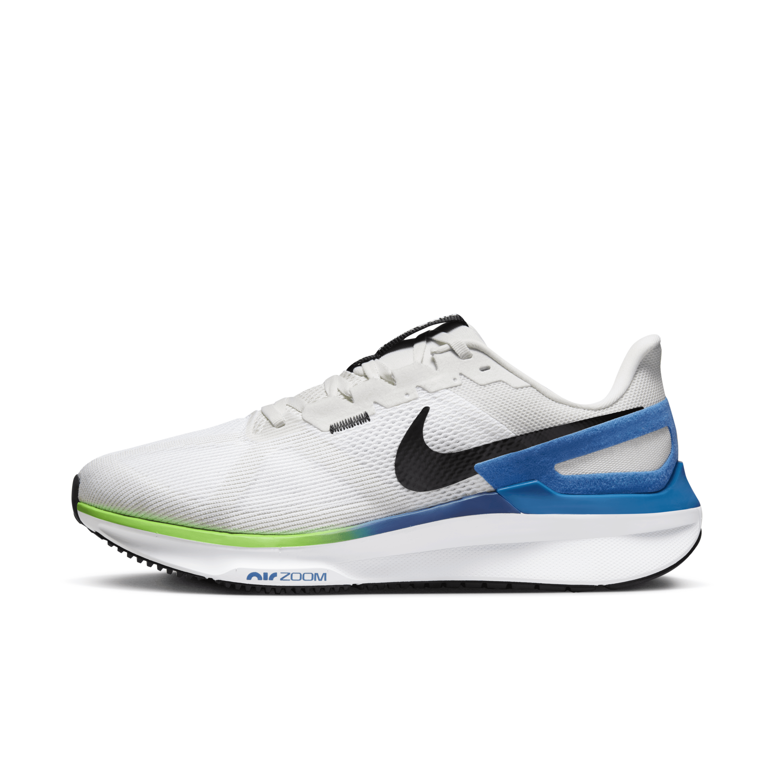 Nike Men's Structure 25 Road Running Shoes (extra Wide) In White