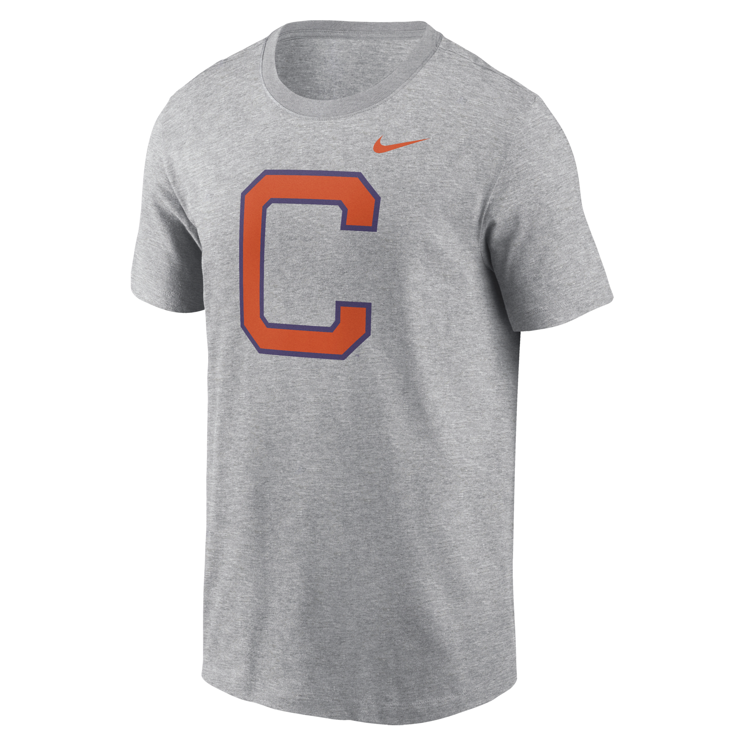 Nike Clemson Tigers Primetime Evergreen Alternate Logo  Men's College T-shirt In Gray