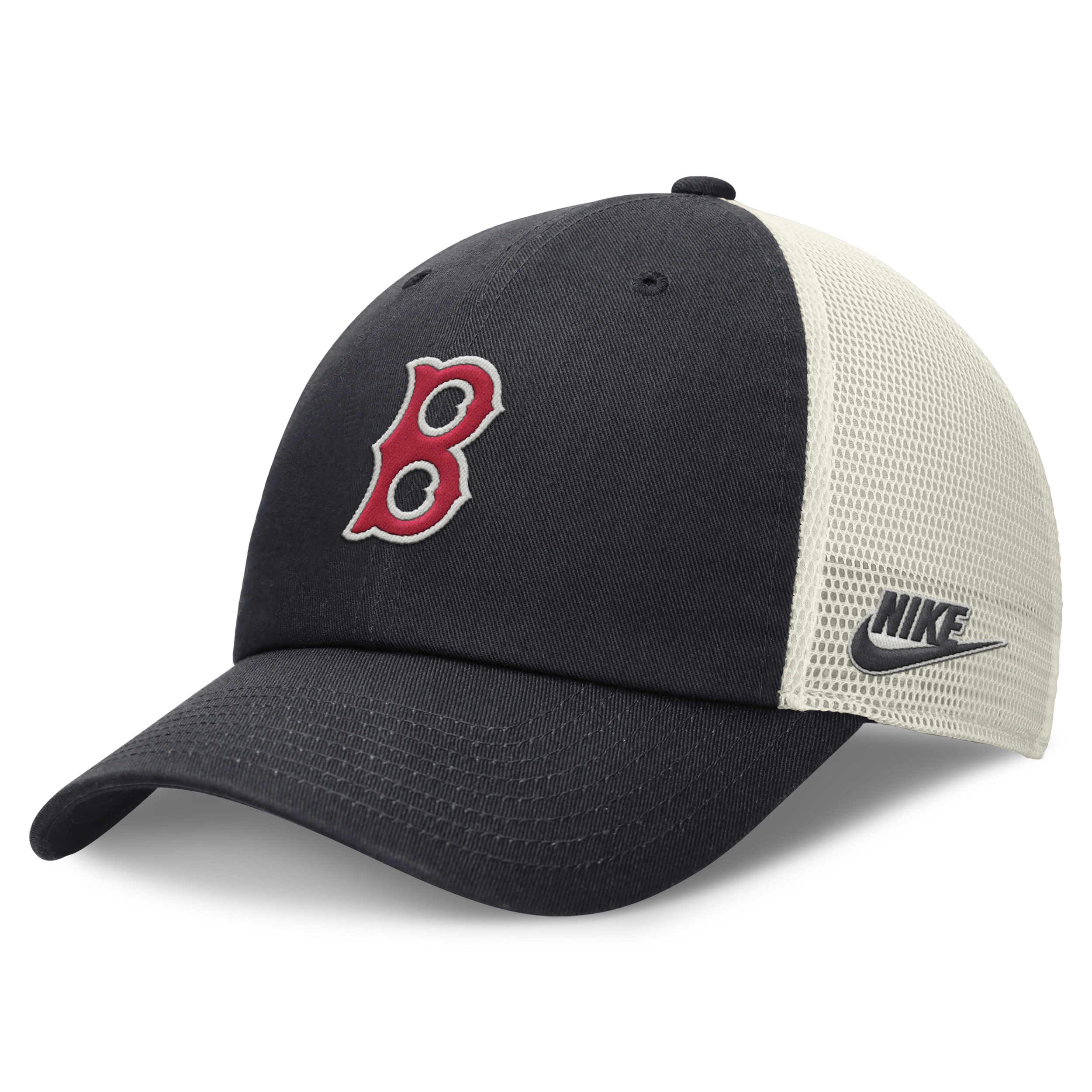 NIKE BOSTON RED SOX REWIND COOPERSTOWN CLUB  MEN'S MLB TRUCKER ADJUSTABLE HAT,1015508877
