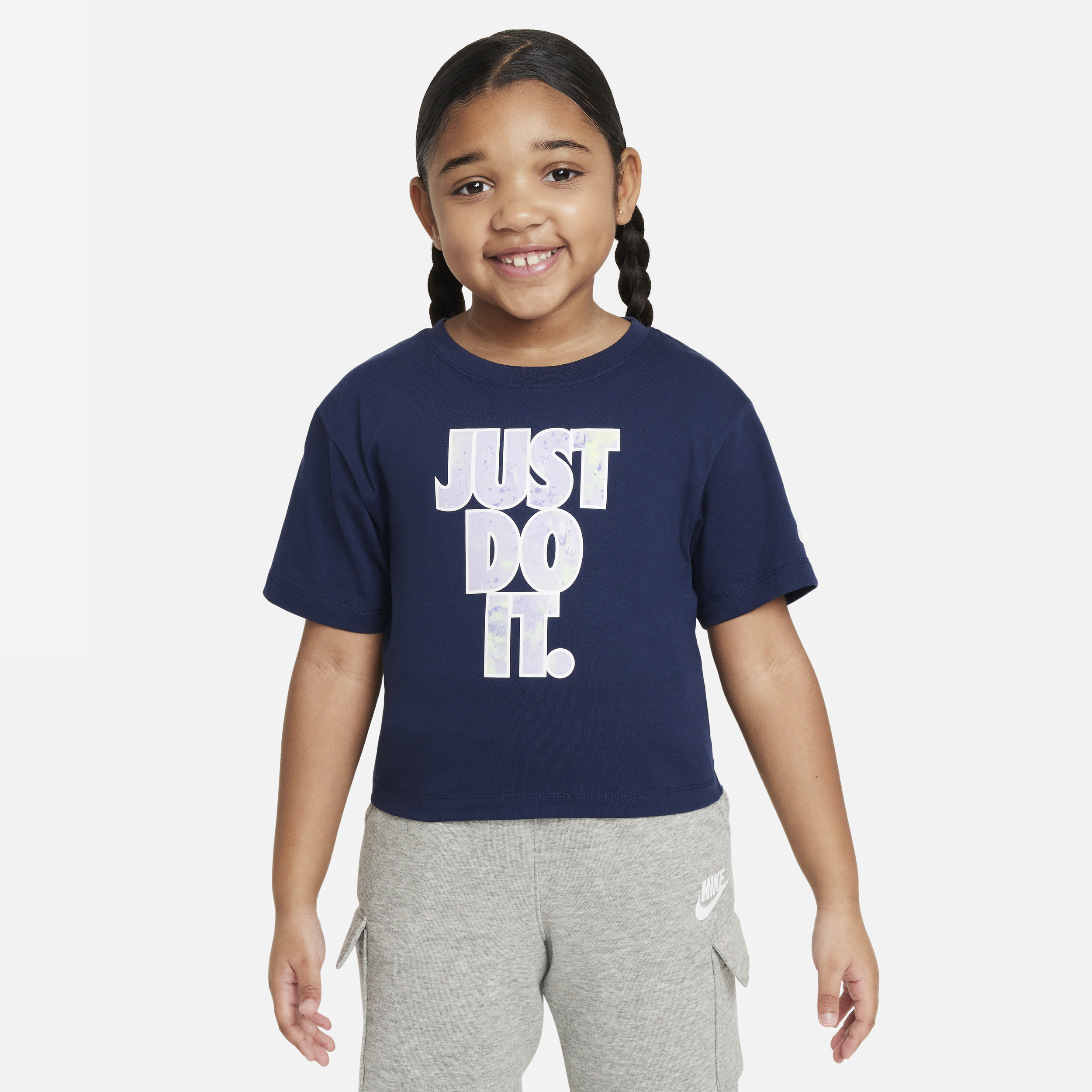 Nike Club Little Kids' Graphic T-shirt In Blue