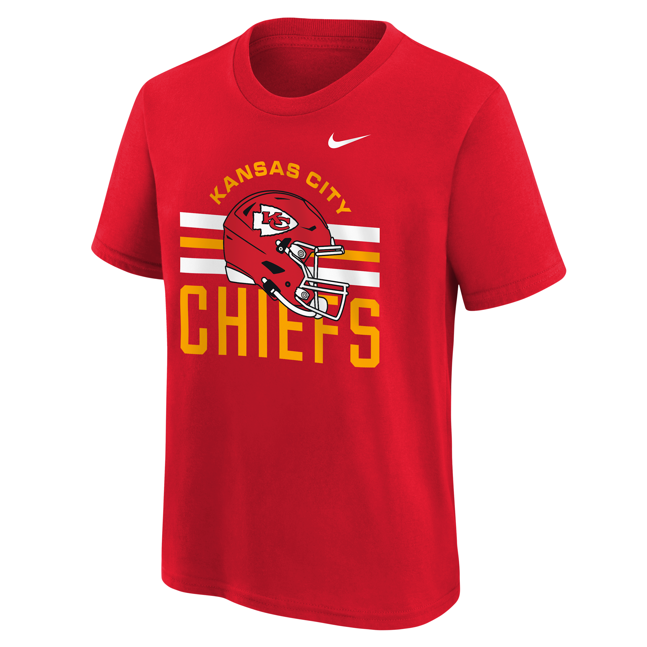 Nike Boys' and Girls' 4-20 Kansas City Chiefs Team Issue 100% Cotton T-Shirt - Red