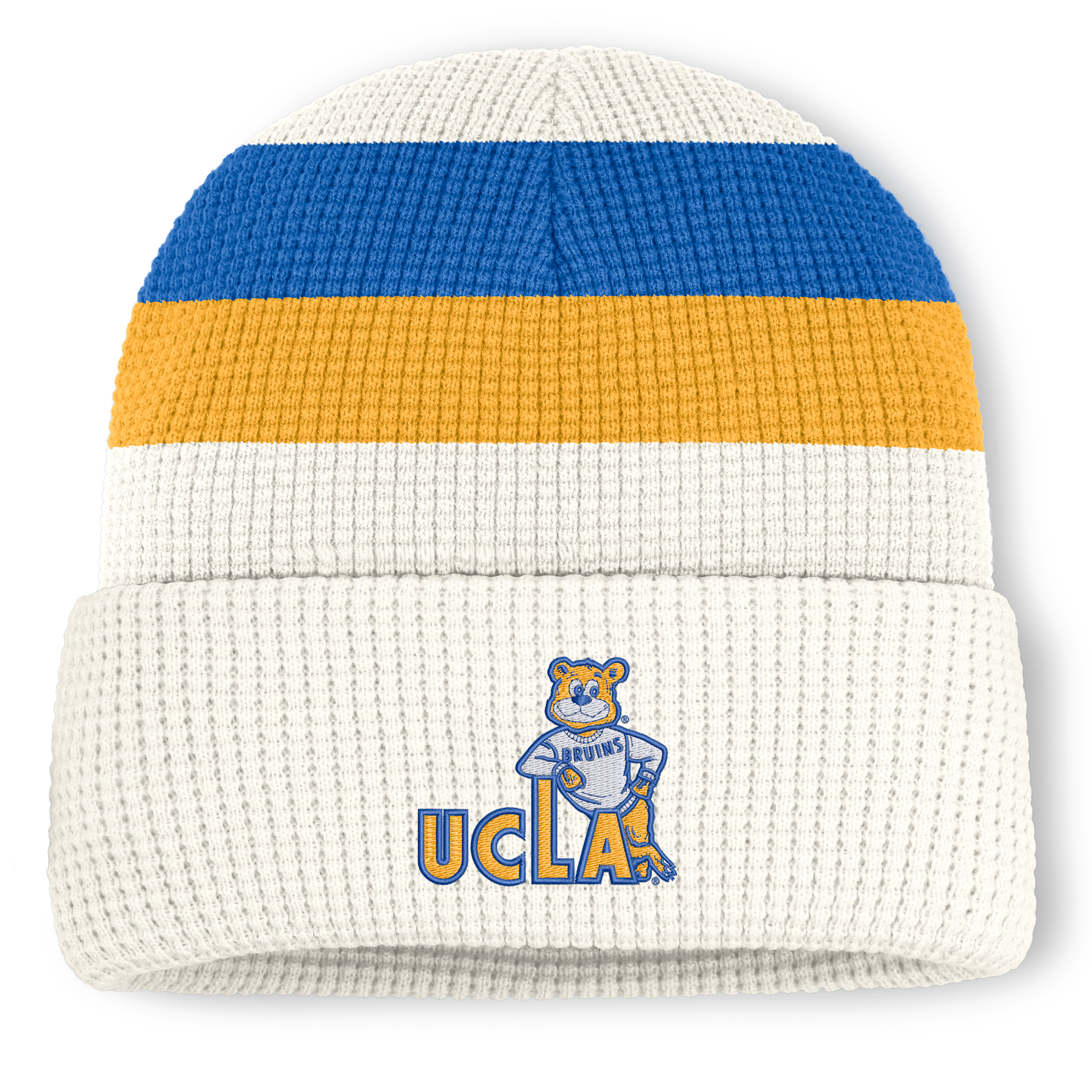 Nike Men's and Women's White Ucla Bruins Legacy Letter Cuffed Knit Hat - White