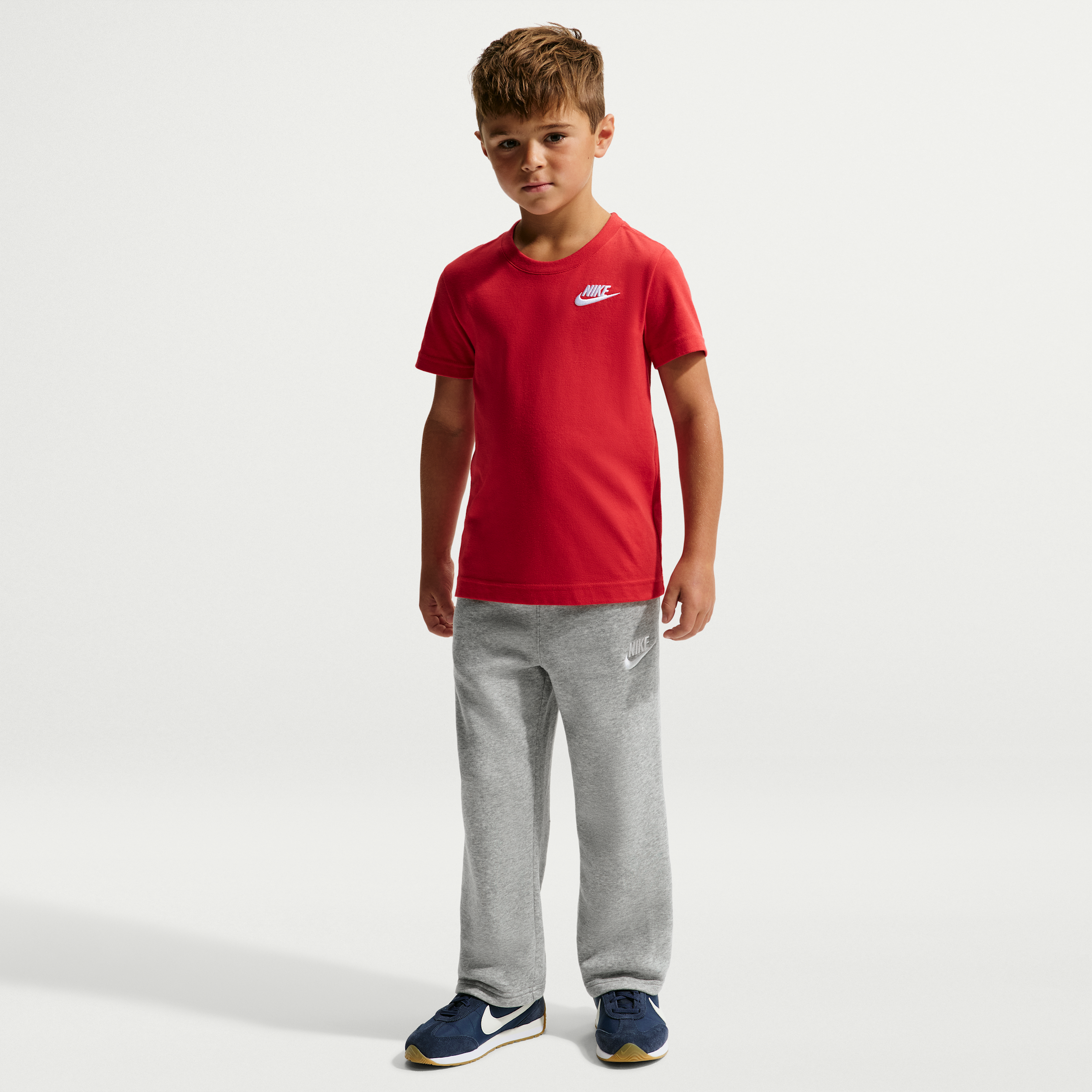 Nike Boys' and Girls' Loose-Fit Fleece Pull-On Sweatpants - Dark Gray Heather