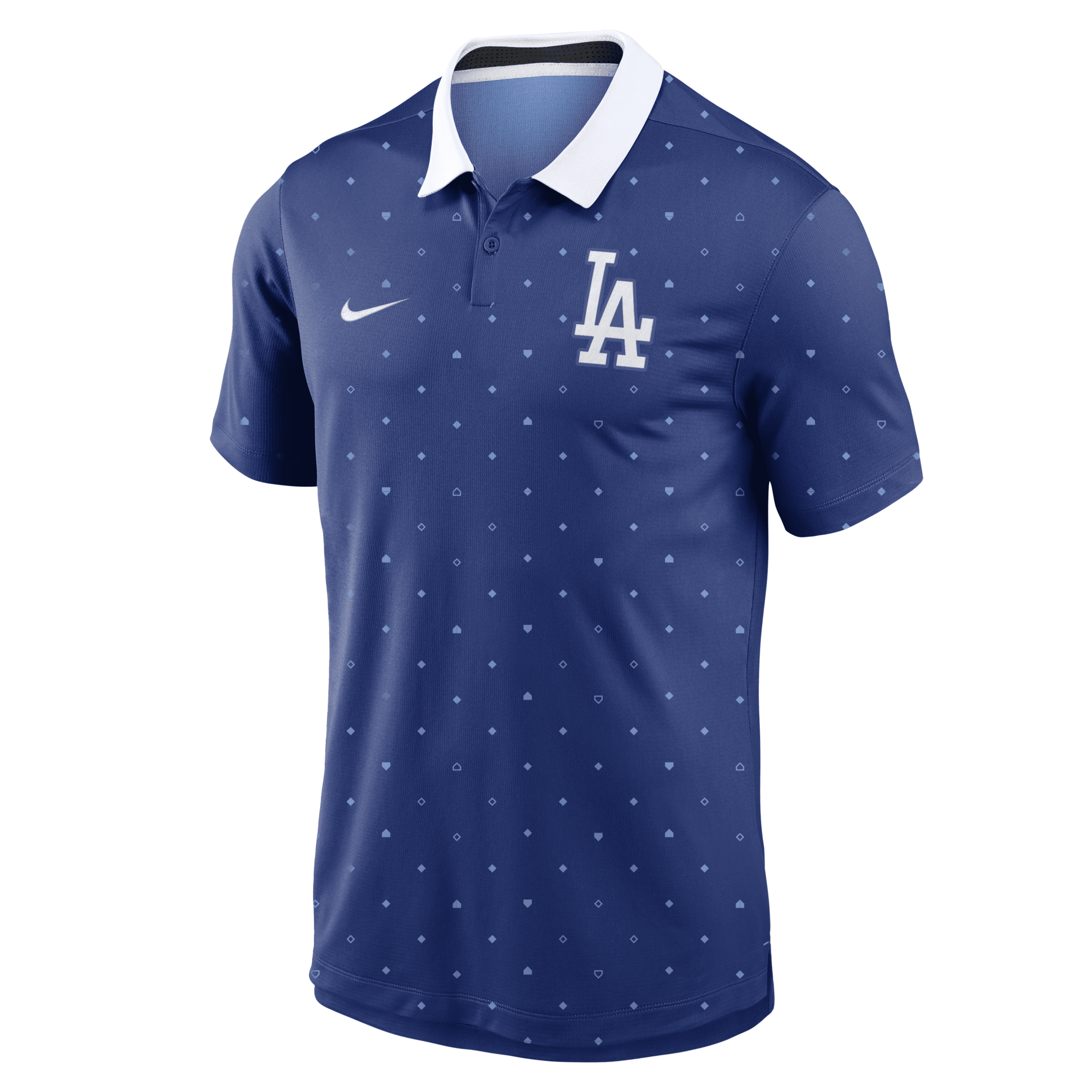 Shop Nike Los Angeles Dodgers Legacy Icon Vapor  Men's Dri-fit Mlb Polo In Blue