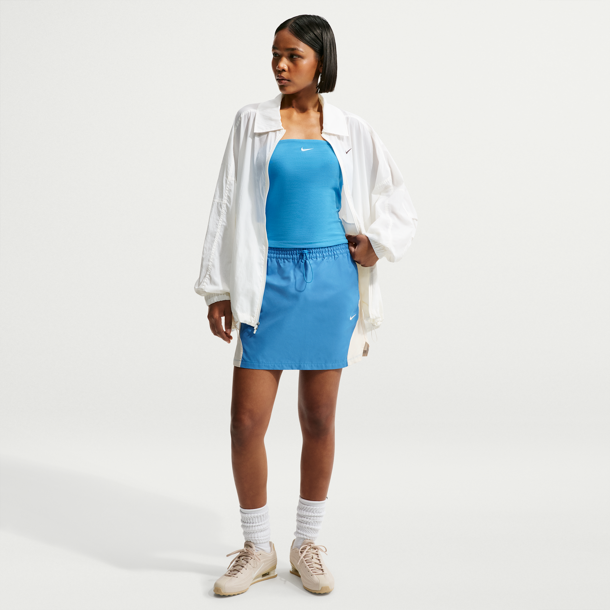 Women's Nike Sportswear Mid-Rise Mini Skirt in Blue | IF0556-435