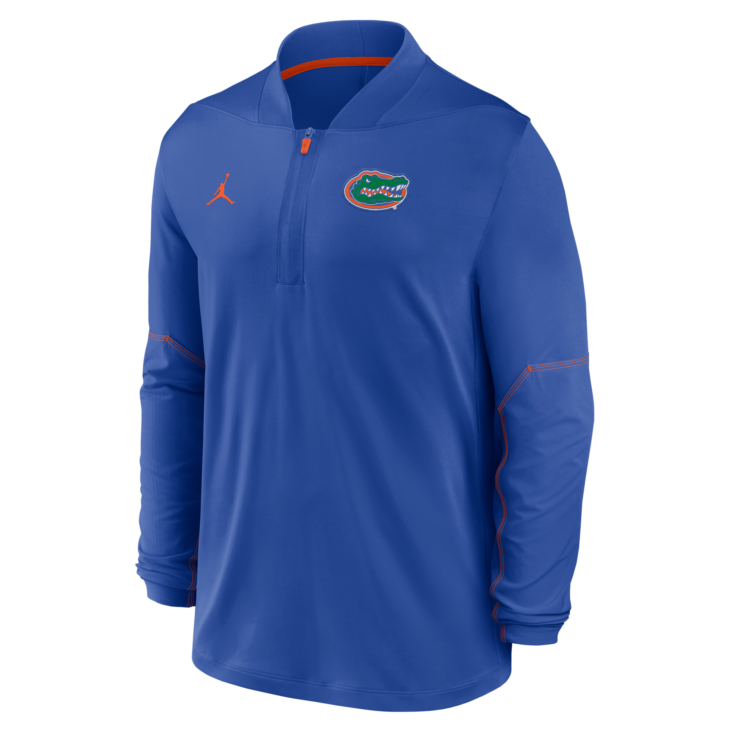 Men's Florida Sideline Jordan Brand Dri-FIT College 1/2-Zip Top in Blue | 0JBA08DDUFN-UCQ