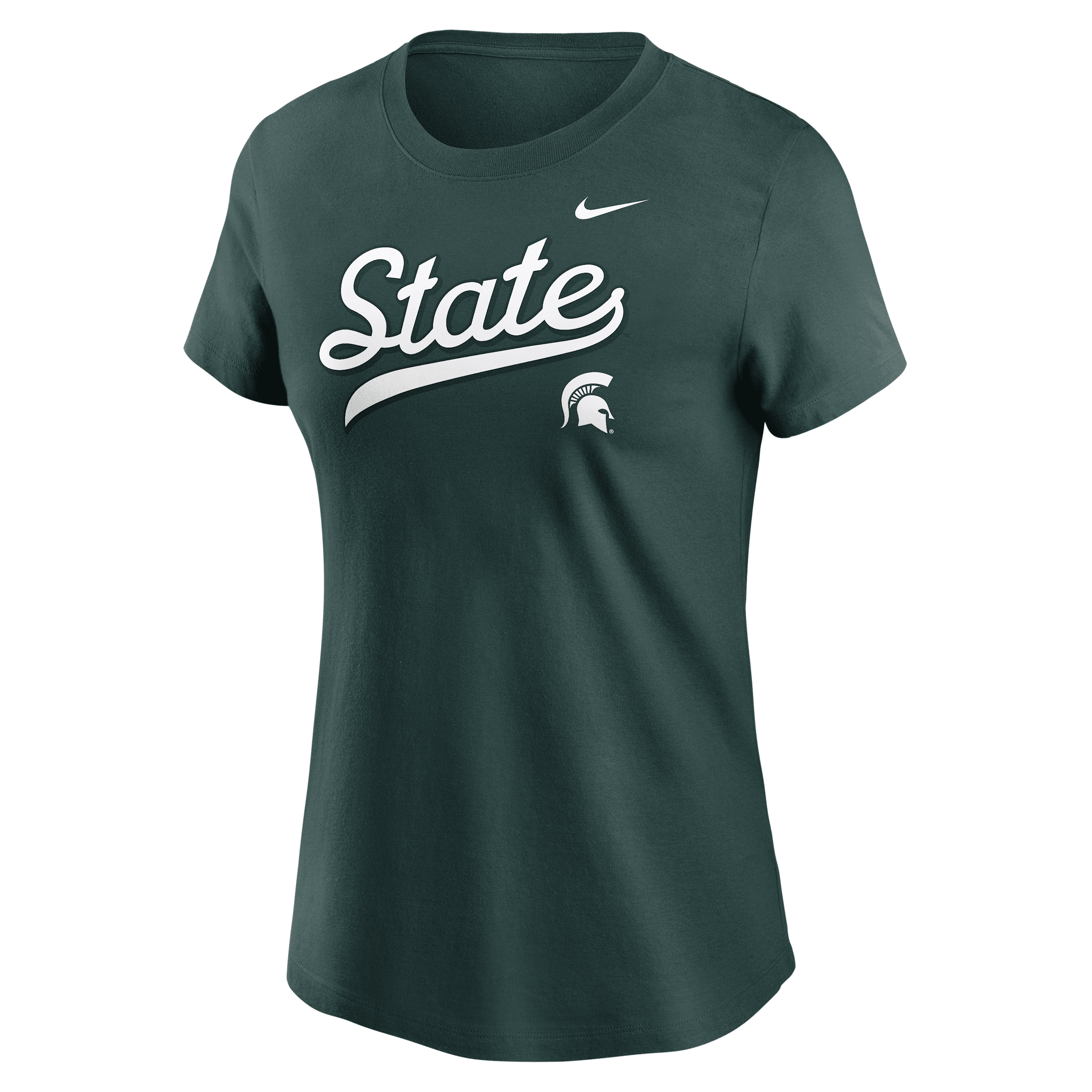 Nike Green Michigan State Spartans Local Script T-shirt In Green