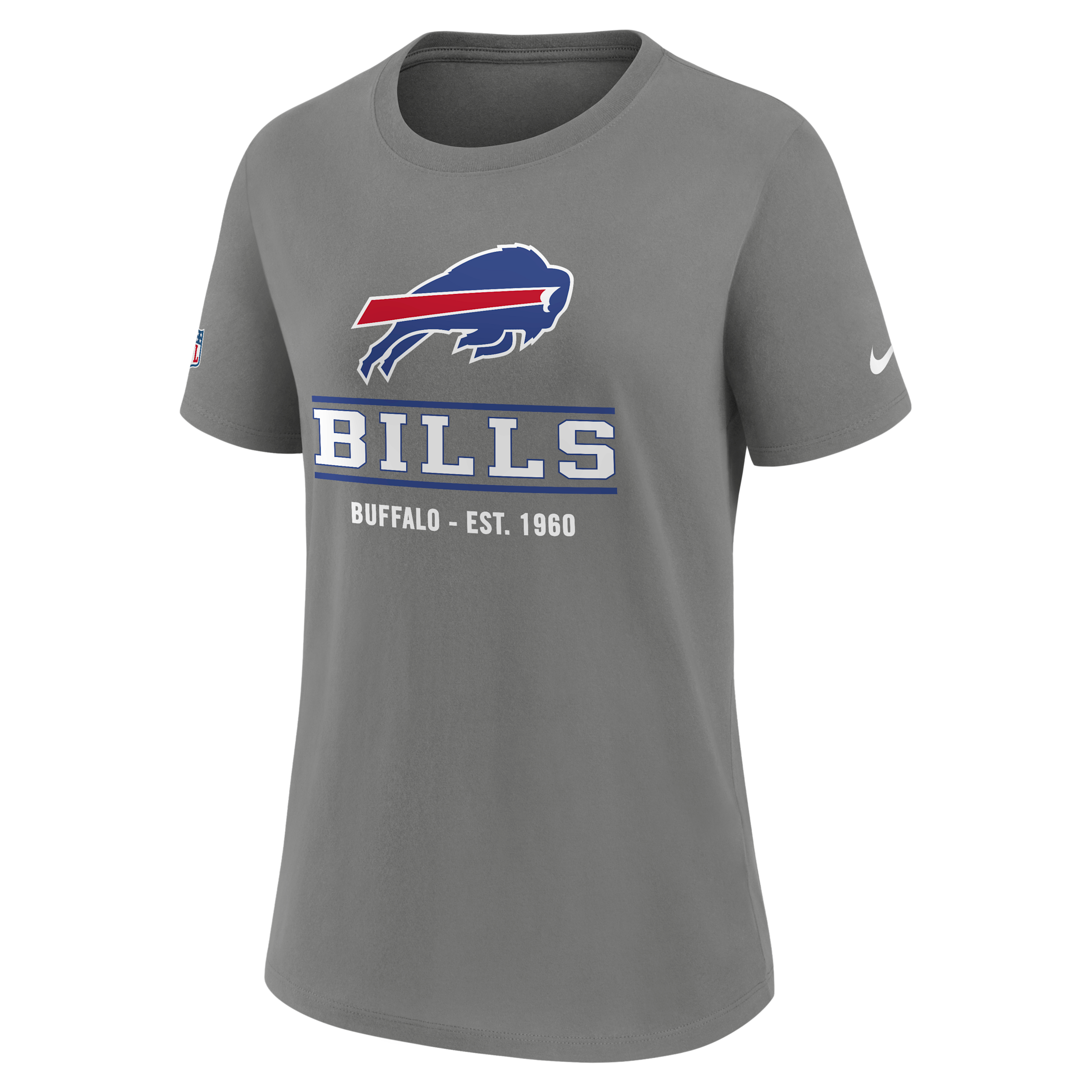 Nike Women's Gray Buffalo Bills Sideline Alternate Final Sprint Dri-fit T-Shirt - Gray