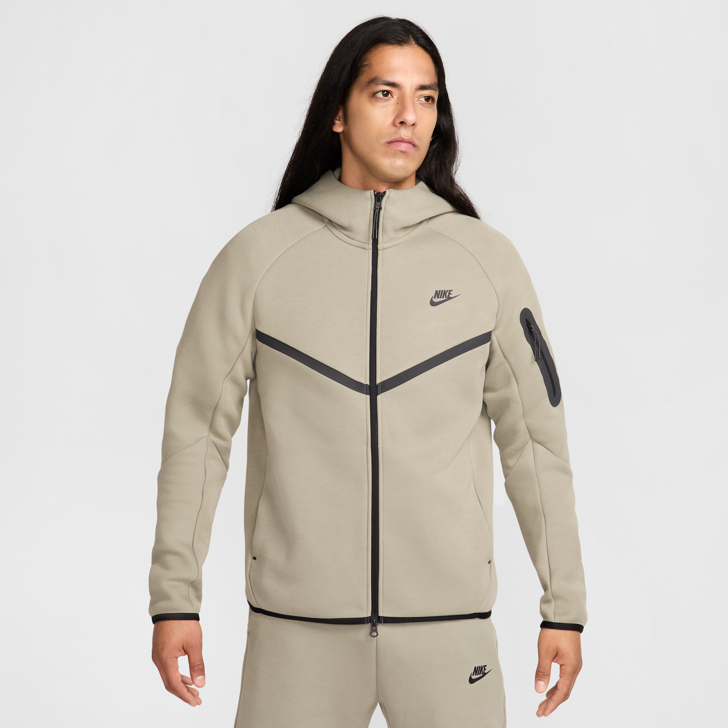 Nike Men's Tech Full-zip Windrunner Hoodie In Green