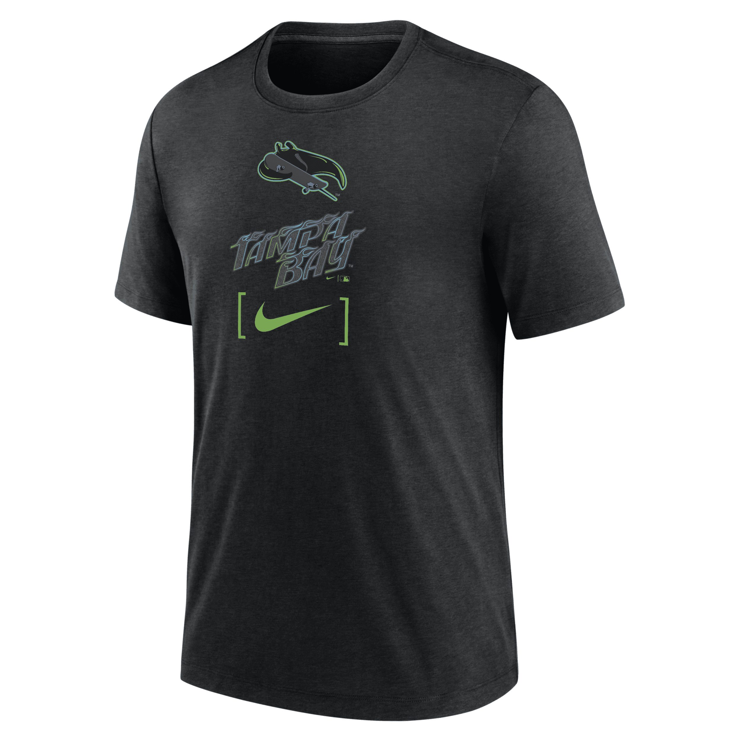 Shop Nike Tampa Bay Rays City Connect  Men's Mlb T-shirt In Black